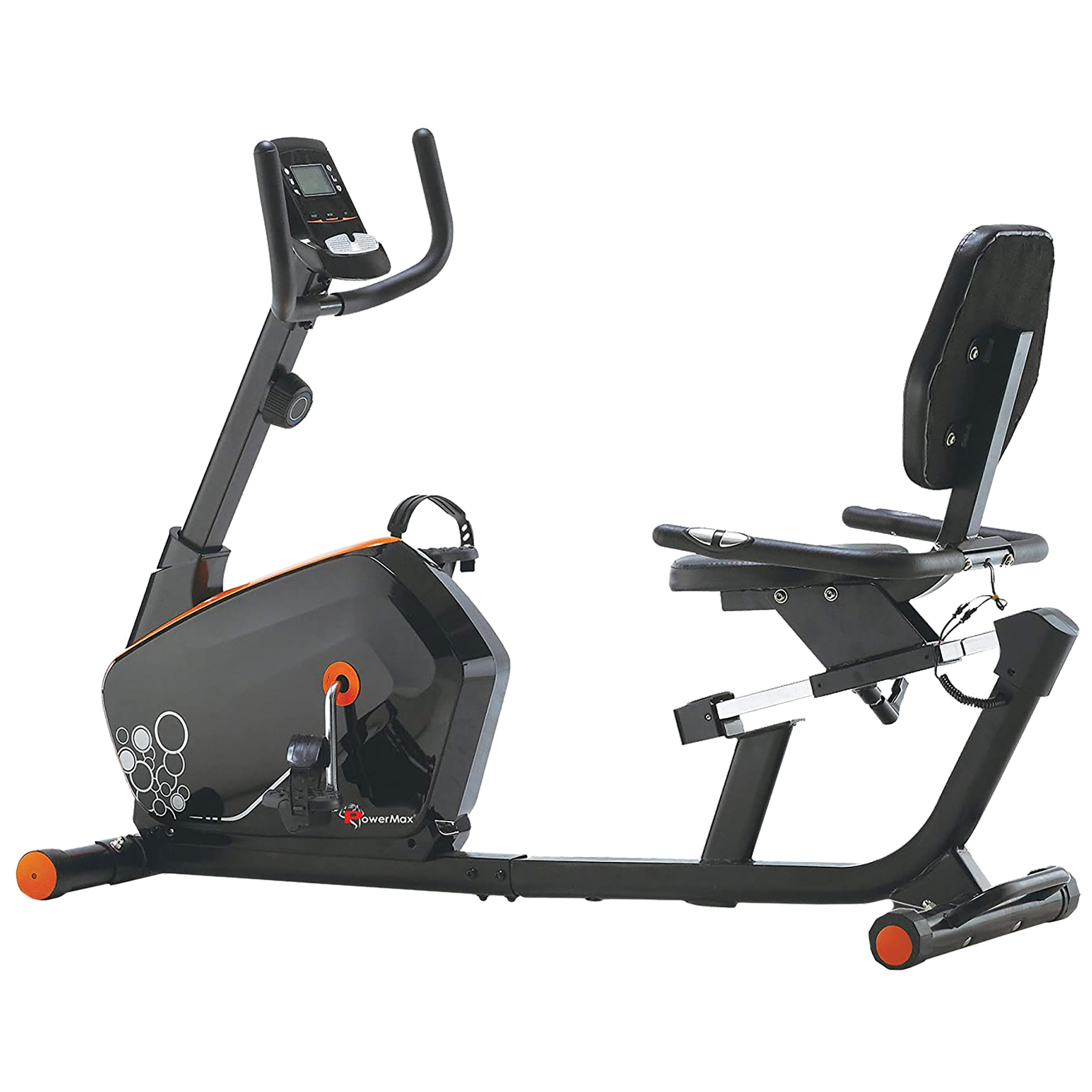 Powermax Fitness Cycle (Comfortable Anti-Slip Pedal, BR-600, Black)_1