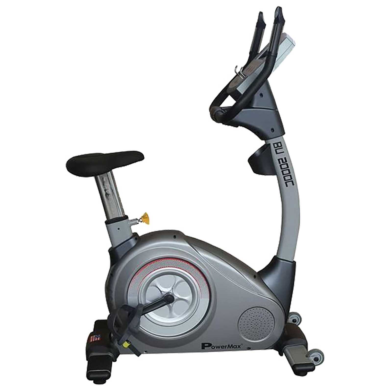 

Powermax Fitness Cycle (20 Level Auto Tension Control Electromagnetic Resistance, BU-2000C, Blue/White), No color
