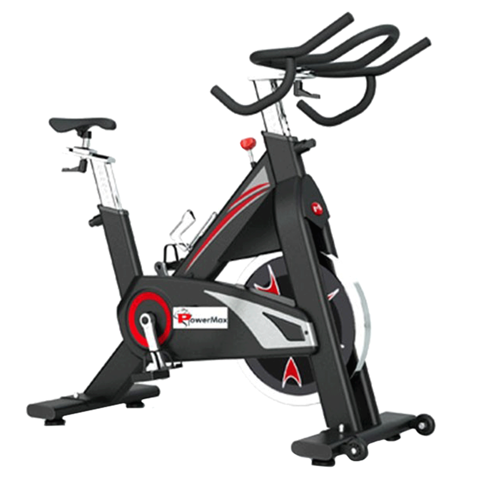 Powermax Fitness Cycle (Ultra Sturdy Structure With Highly Durable Crank, BS-2500C, Black)_1