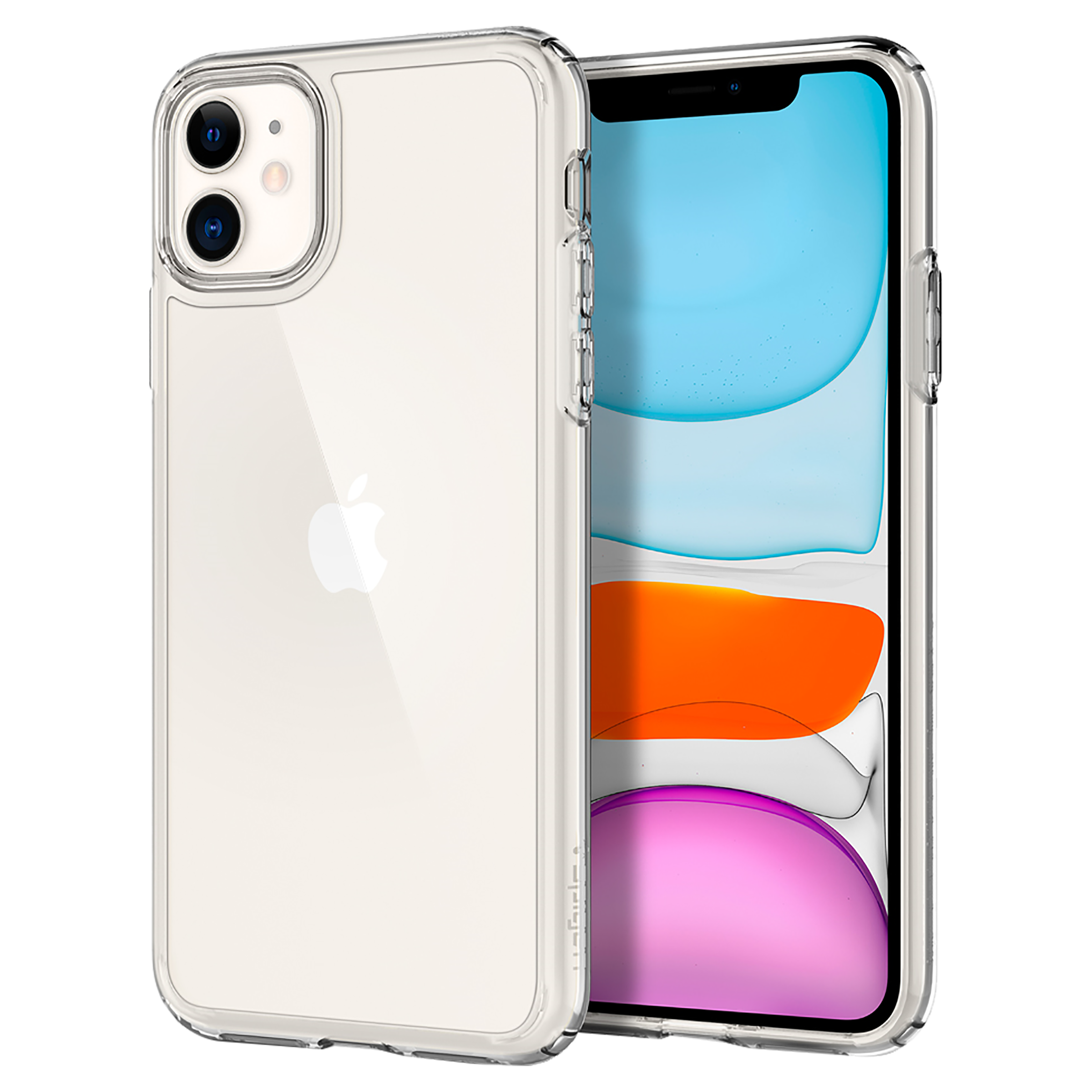 Spigen Crystal Hybrid TPU Back Case For iPhone 11 (076CS27086, Clear)_1