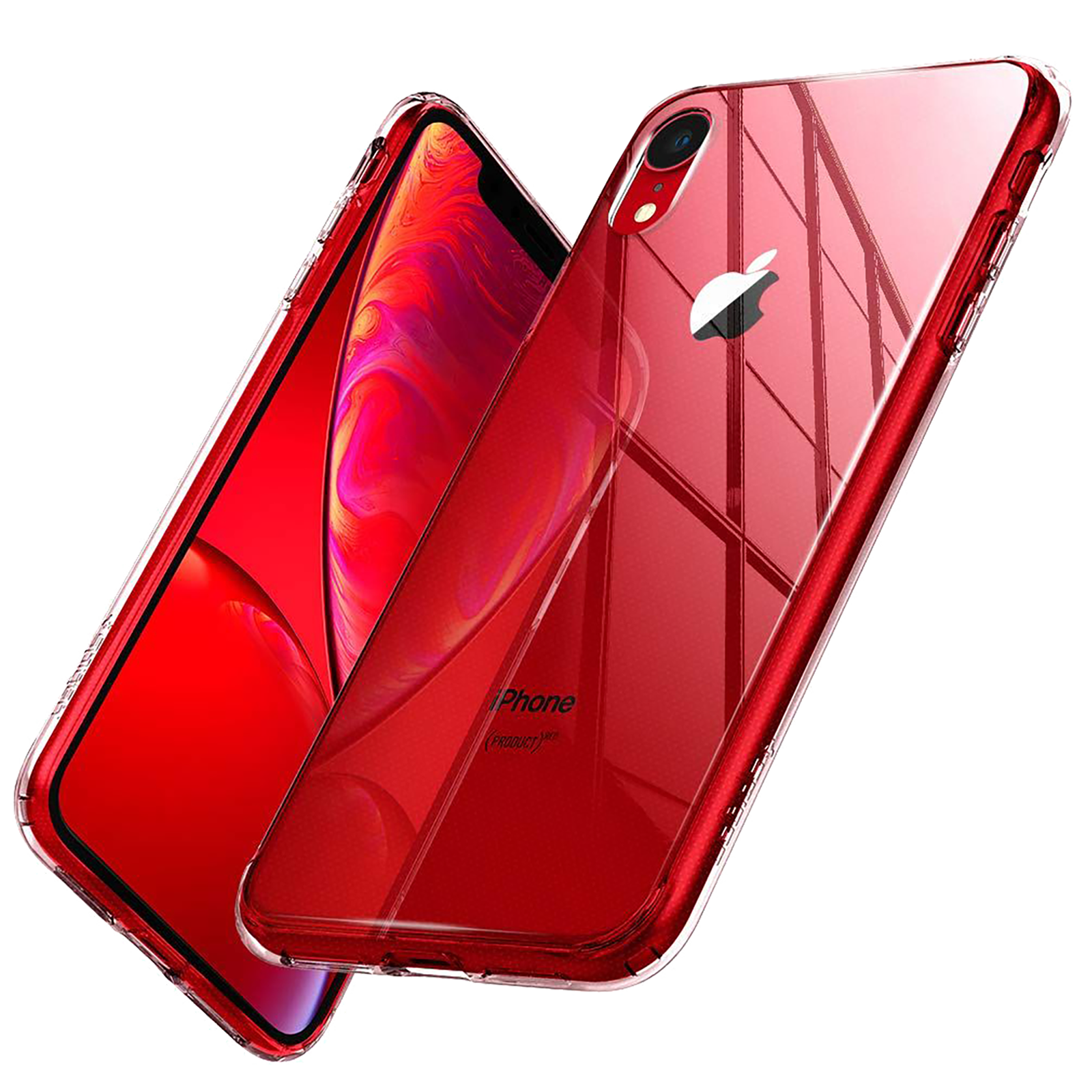 Spigen Quartz Hybrid TPU Back Case For iPhone XR (9H Tempered Glass, 064CS25717, Clear)_1