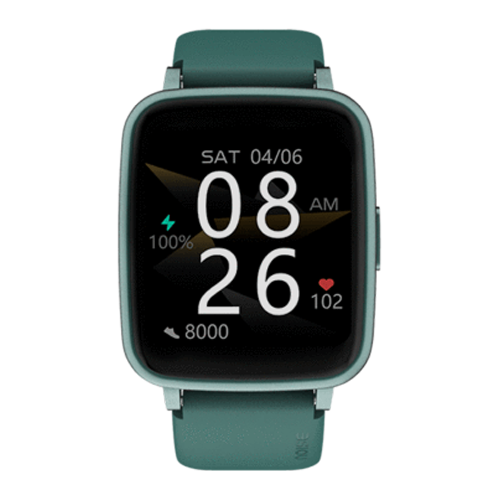 

Noise ColorFit Pulse Smart Watch (35.56mm) (Optical Heart Rate, wrb-sw-colorfitpul, Teal Green, Silicone Band), No color