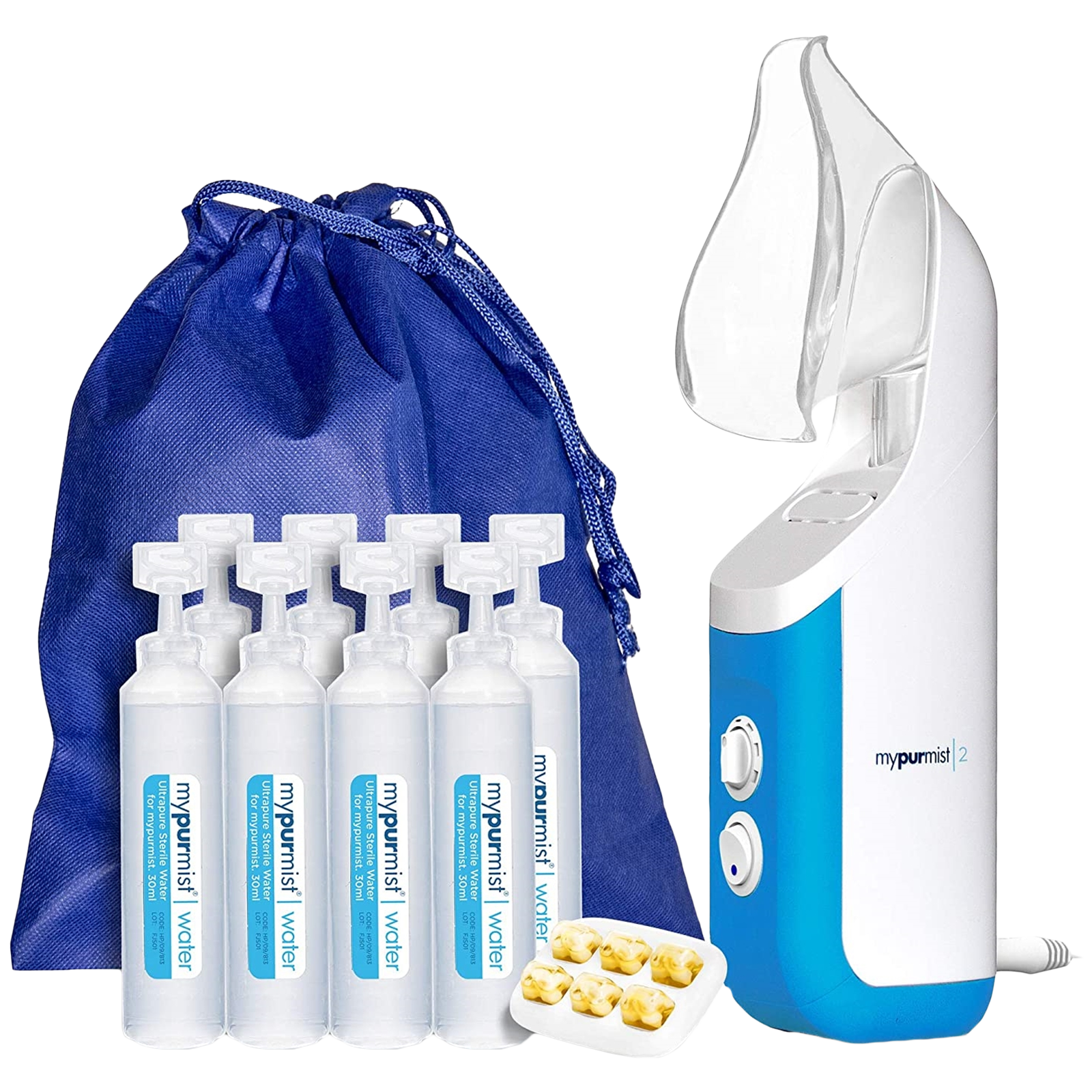 

Mypurmist Pain Reliever (Steam Inhaler and Air Purifier, NI1896, White), No color