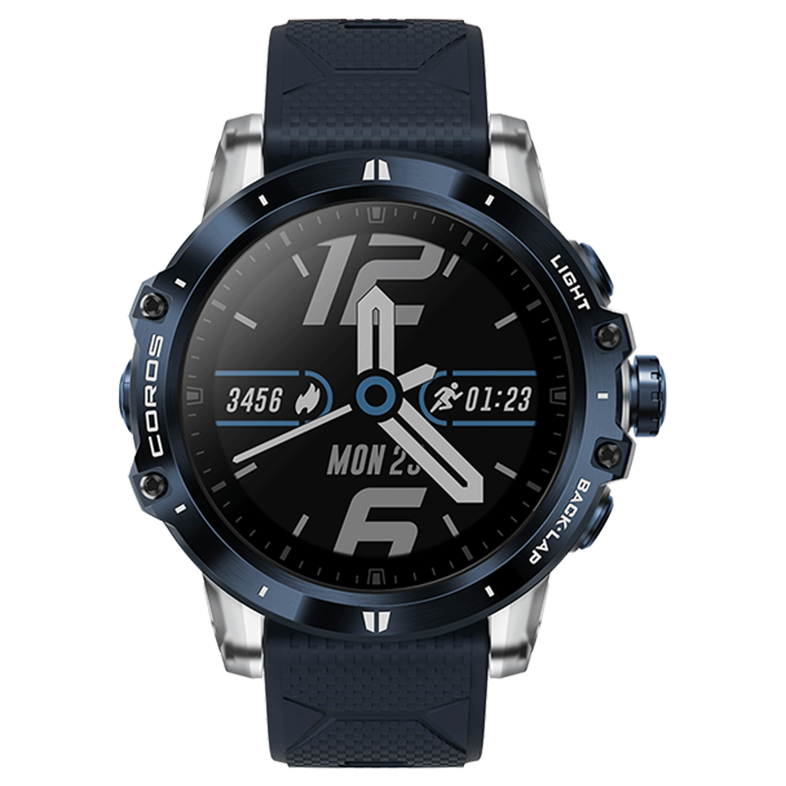 

Coros Vertix Smart Watch (GPS+GLONASS, 30.48mm) (Optical Heart Rate Monitor, Ice Breaker Silicone Band), No color