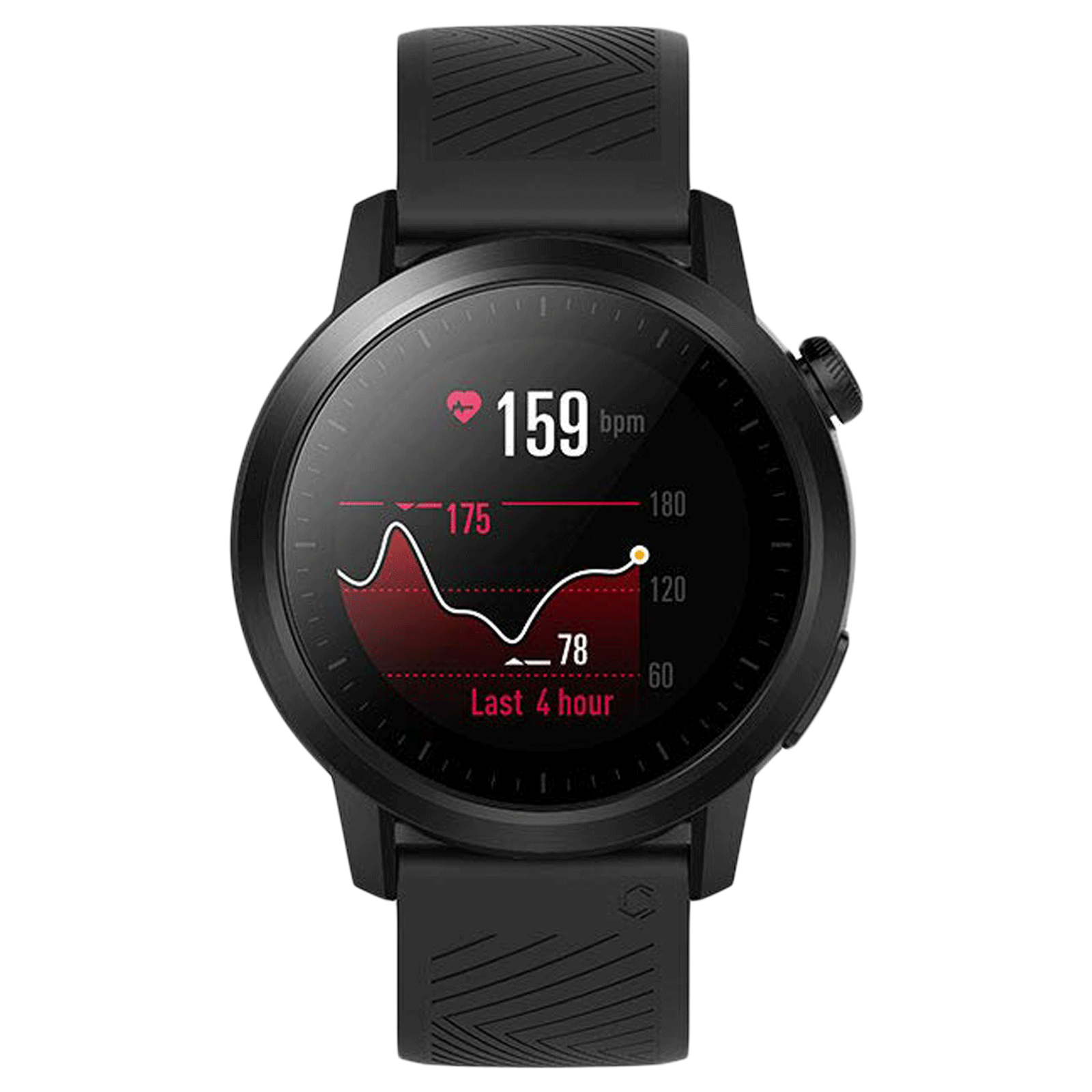 

Coros Apex Smart Watch (GPS+GLONASS, 46mm) (Water Resistant, Black, Silicone Strap), No color