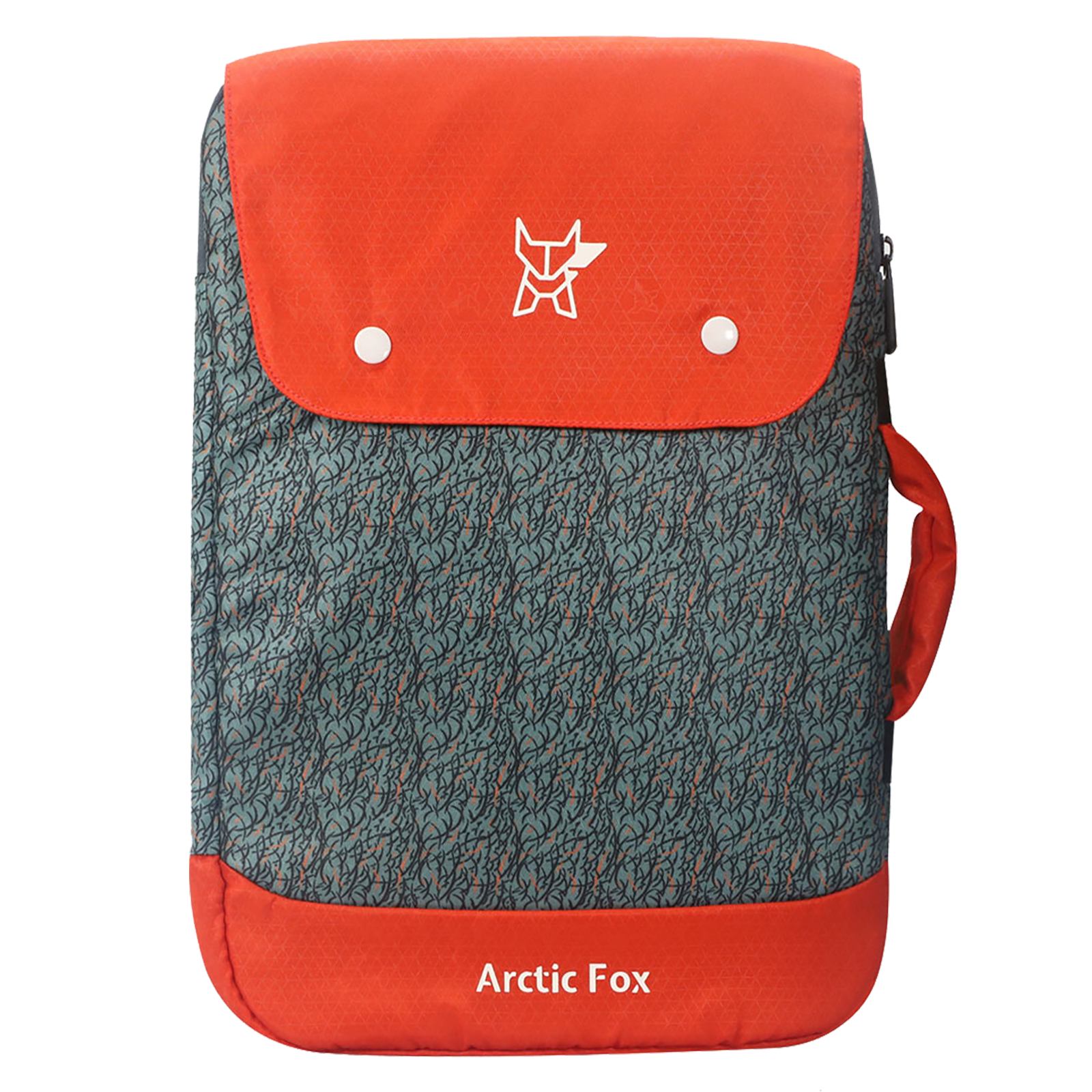 Arctic Fox Bonded Polyester Fabric Sleeve for Laptop (FACLSLHAYOE135000, Orange)_1