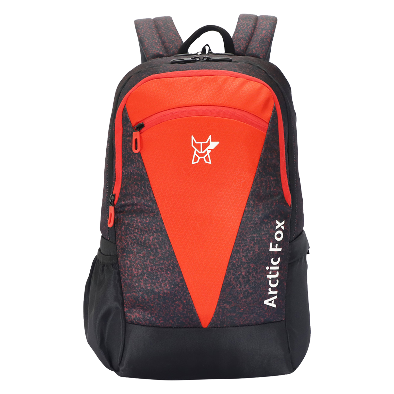 

Arctic Fox Glitch 36 Litres Polyester Backpack (Smart Organizer, FJUBPKFIRON034036, Fiery Red)