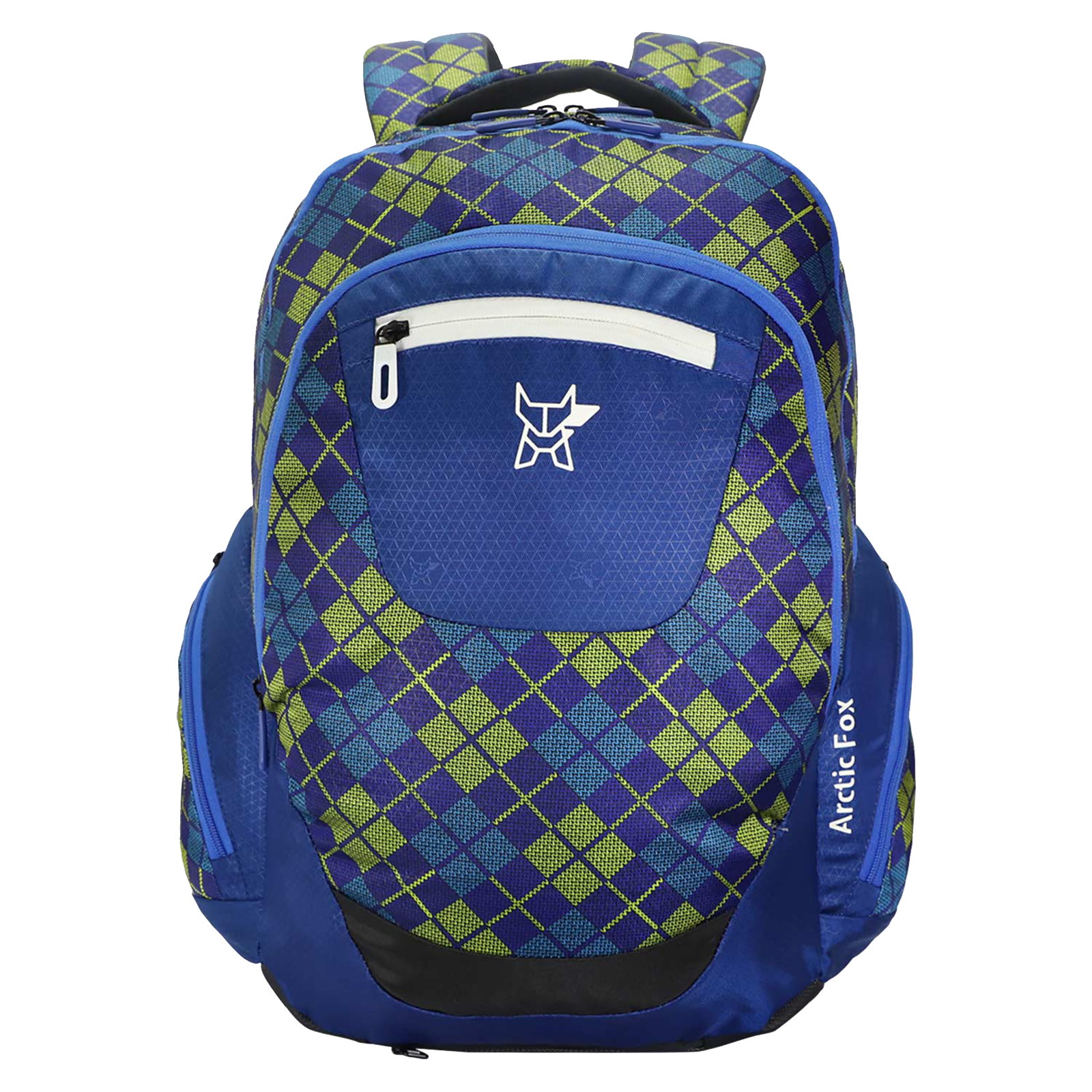 Arctic Fox Scott Checks 33.5 Litres Polyester Backpack (SBS Branded Zippers, FJUBPKDDVON037034, Directorie Blue)_1