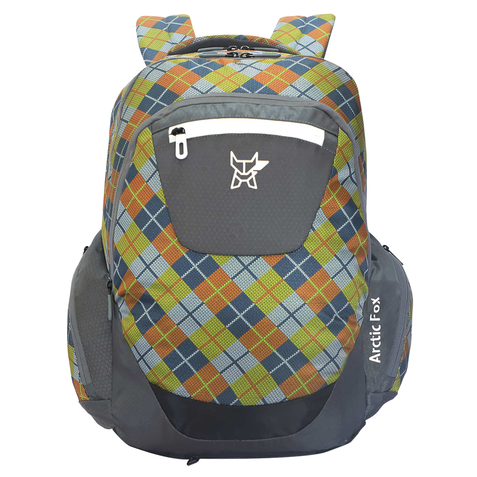 

Arctic Fox Scott Checks 33.5 Litres Polyester Backpack (SBS Branded Zippers, FJUBPKCRKON038034, Castle Rock)