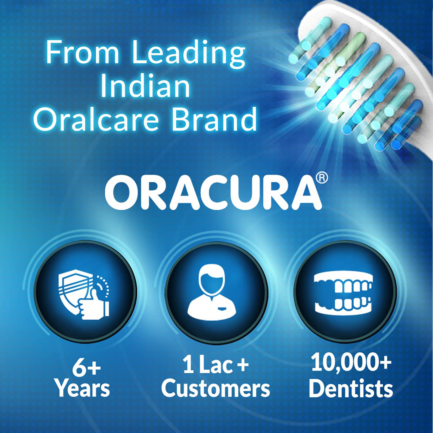Oracura Electric Toothbrush for Unisex (Superior Gum Protection, SB200W, White)_3