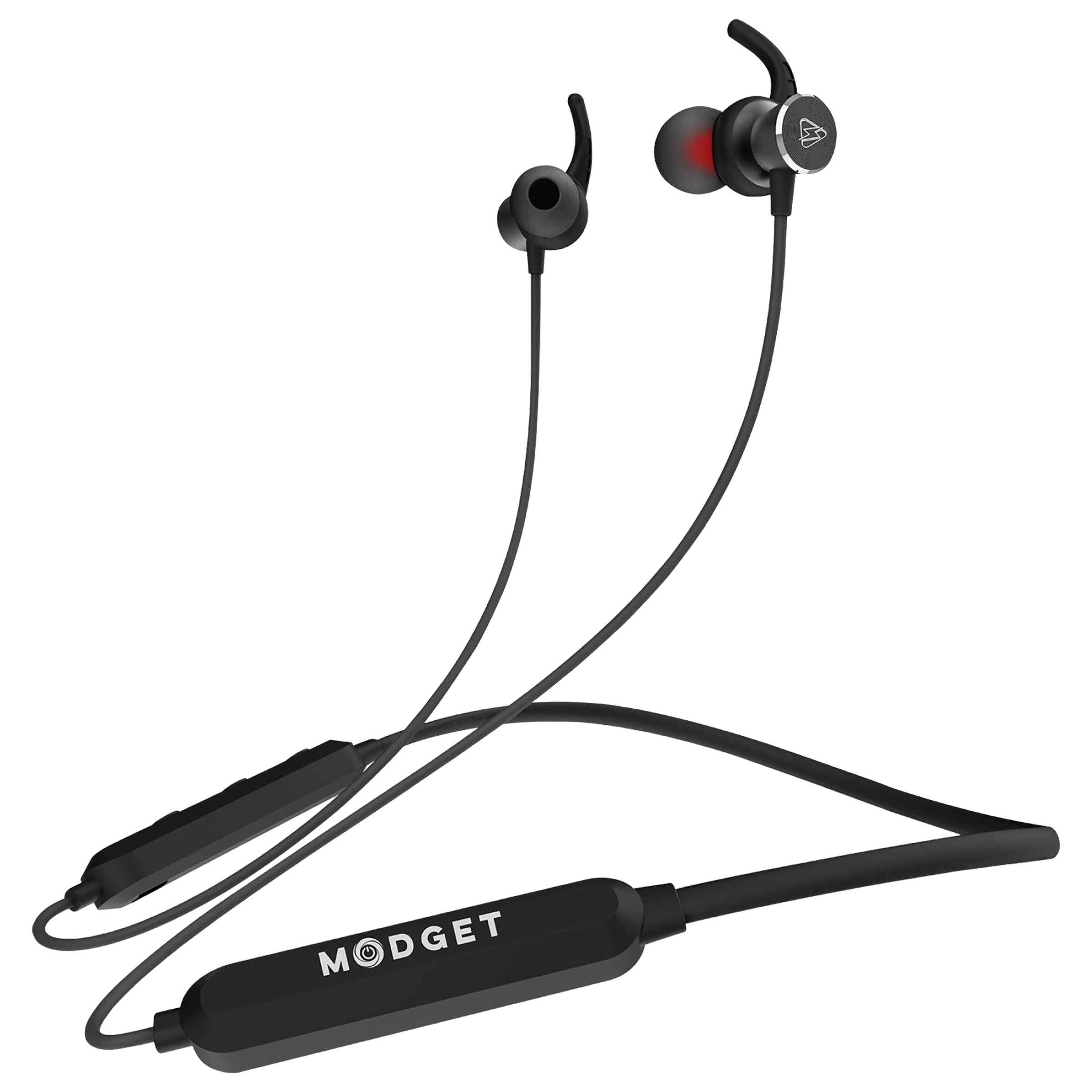 Modget PowerBuds In-Ear H36-BLK Active Noise Cancellation Wireless Earphone with Mic (Bluetooth 5.0, IPX5 Sweat Resistant, Black)_1