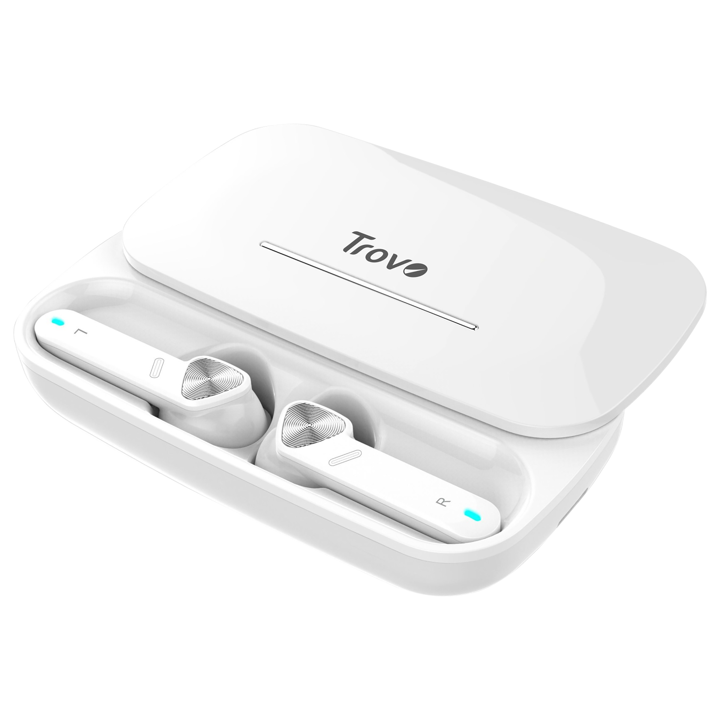 Trovo REP-36 In-Ear Noise Isolation Truly Wireless Earbuds with Mic (Bluetooth 4.1, Water Resistant, White)_1