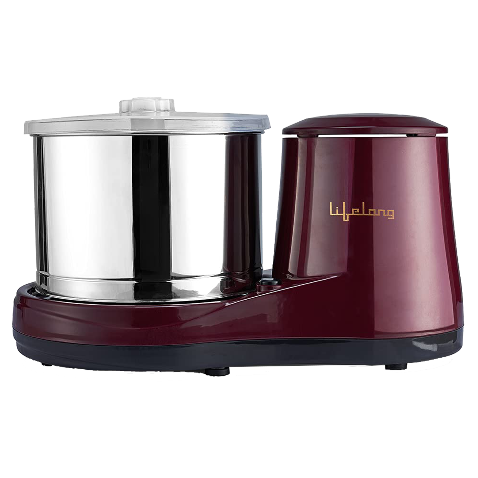 Lifelong Classic Table Top 150 Watts 2 Litres 2 Stones Wet Grinder (Anti-slip belt, LLWG01, Red)_1