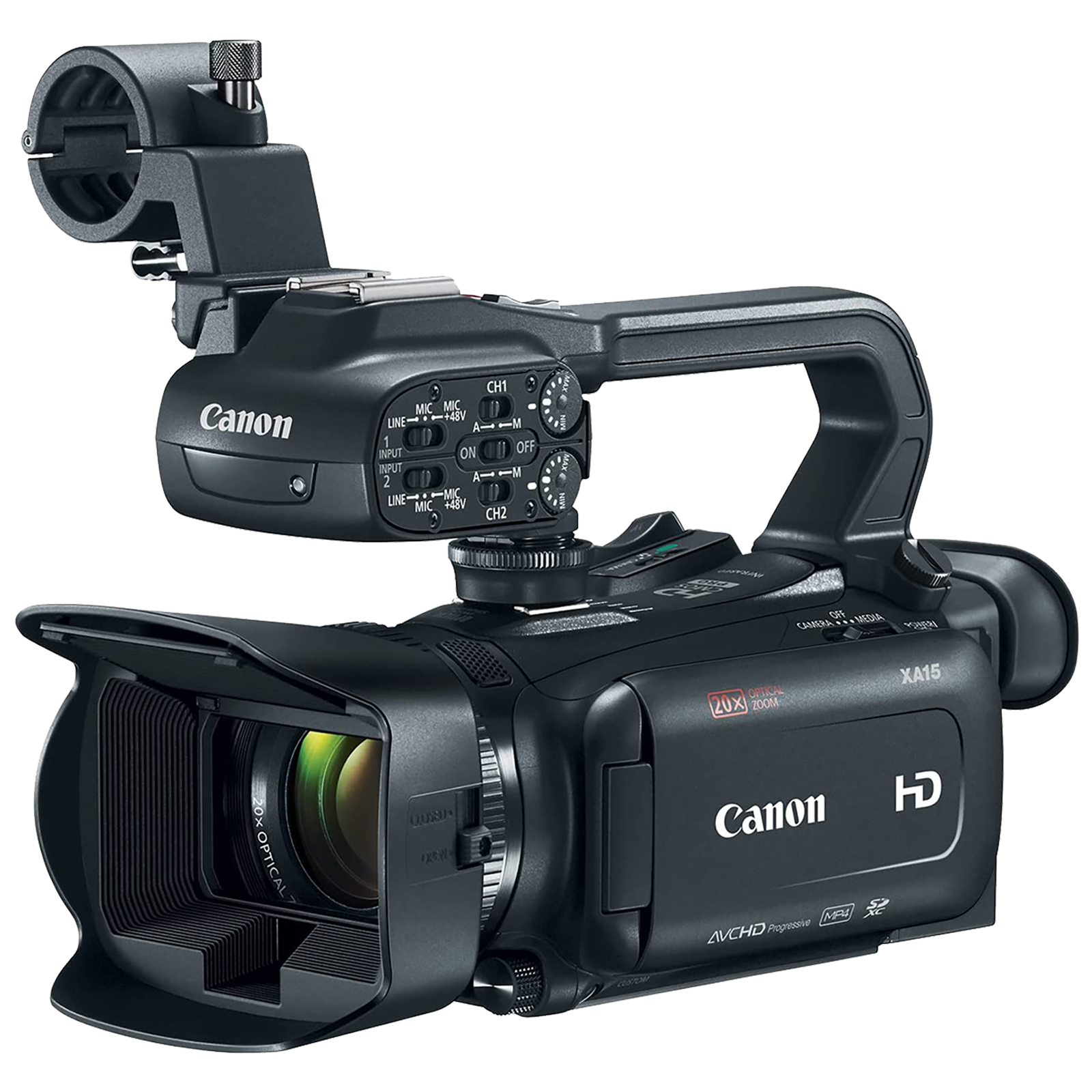 

Canon XA15 2.91 MP Camcorder (20x Optical Zoom, Dynamic Image Stabilization, 2217C003-C02, Black), No color