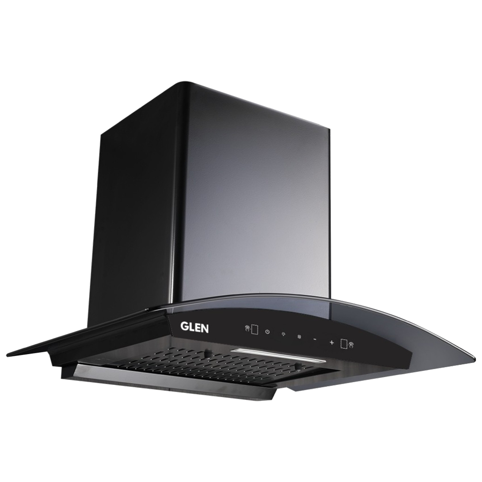

Glen 1050 m³/hr 60 cm Wall Mount Chimney (Motion Sensor, Cooker Hood 6060 T, Black), No color