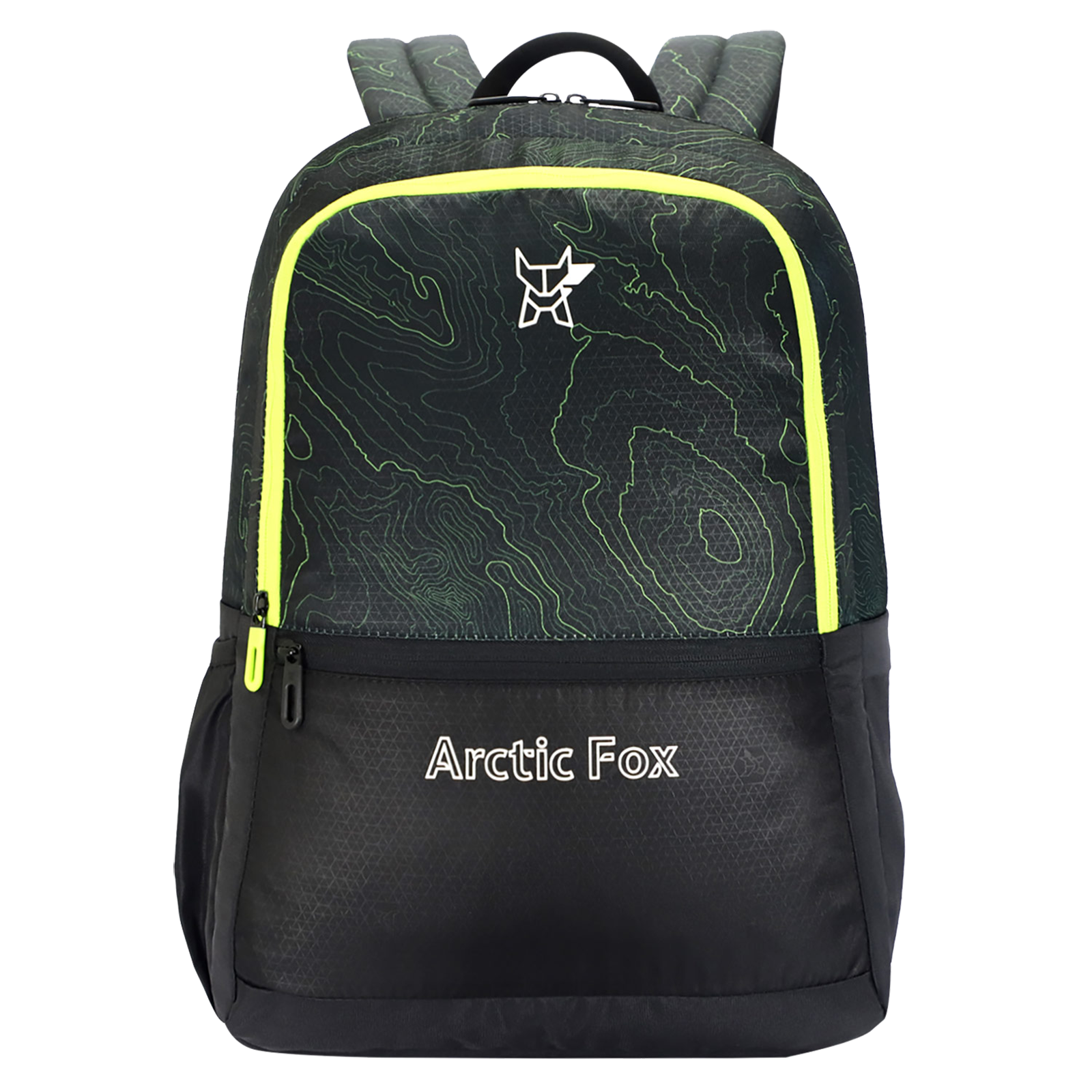 Arctic Fox Topograph 29.5 Litres PU Coated Polyester Backpack (2 Spacious Compartments, FTEBPKGREON082030, Green)_1