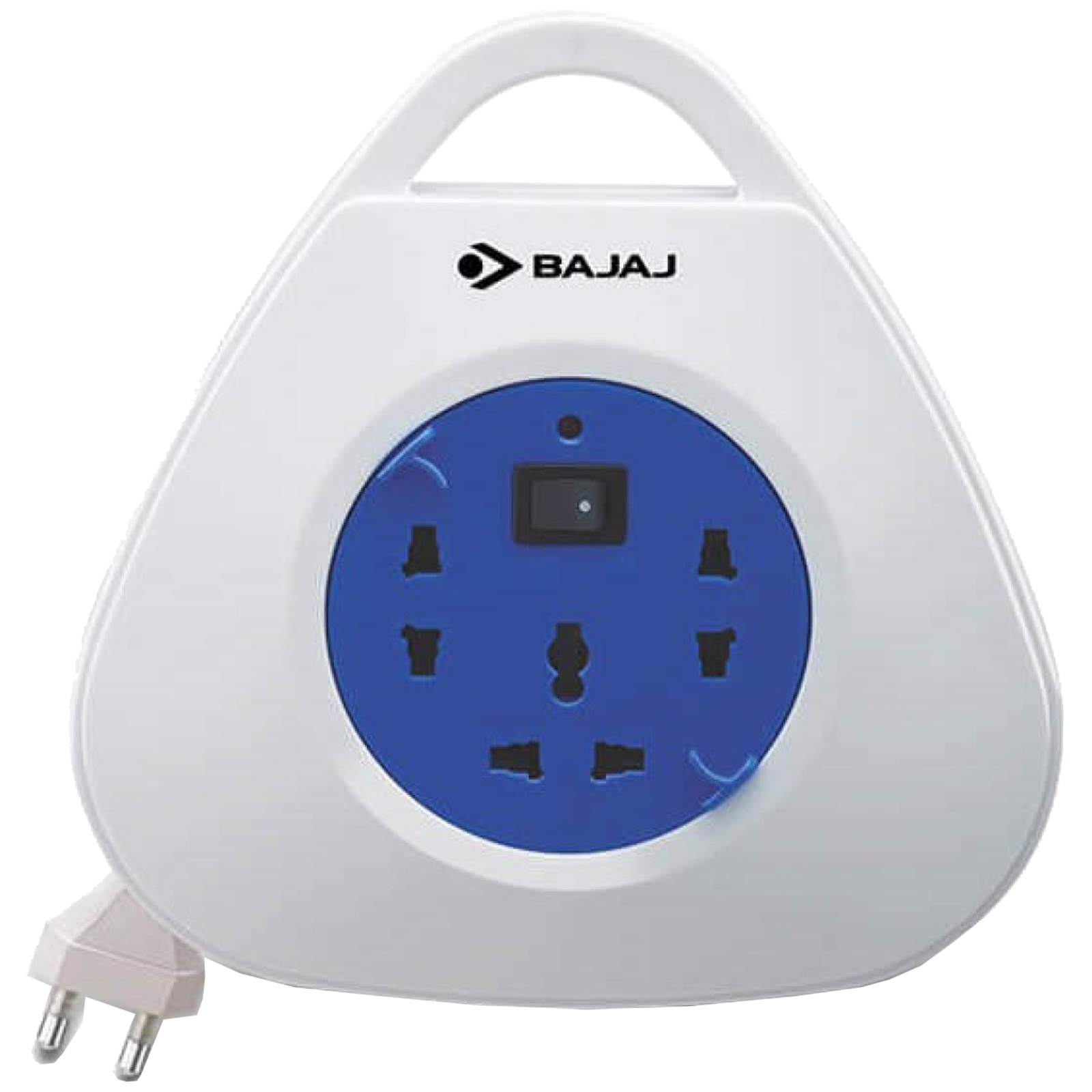 

Bajaj Extension Reel 2500 Amps 3 Sockets Extension Board (5 Meters, Resettable Circuit Breaker, 11003, White), No color