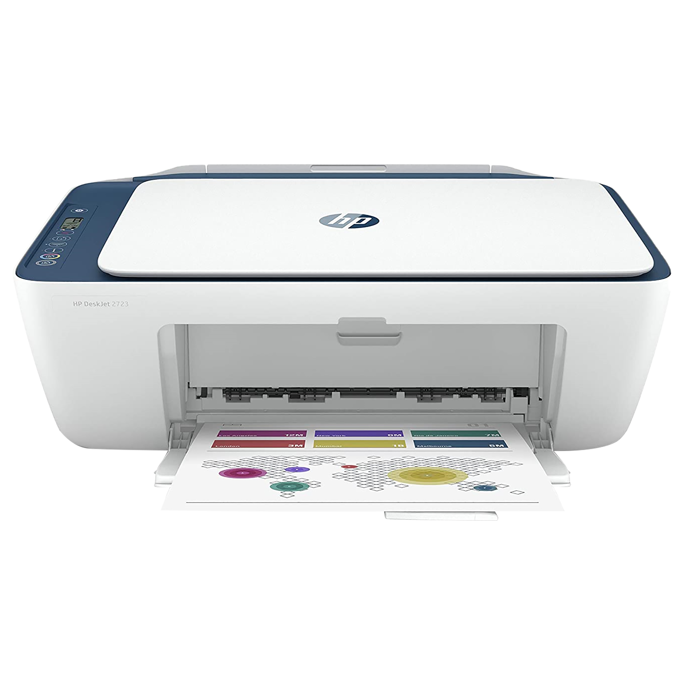 HP DeskJet 2723 Wireless Color All-in-One Inkjet Printer (Hassle-Free Ink Management, White/Blue)_1