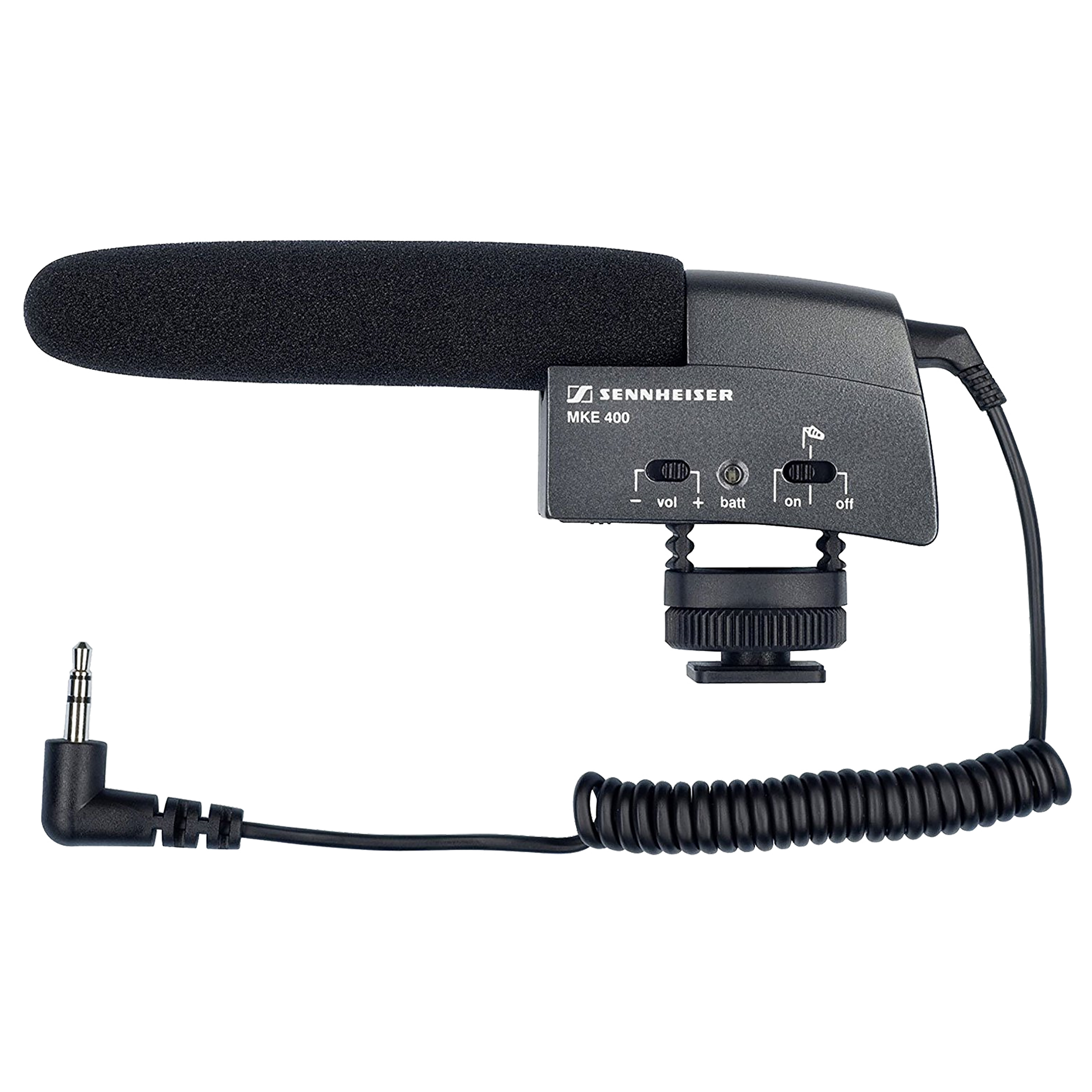 Sennheiser MKE 400 Mic For DSLR Camera (Integrated Wind Protection, 508898, Black)_1