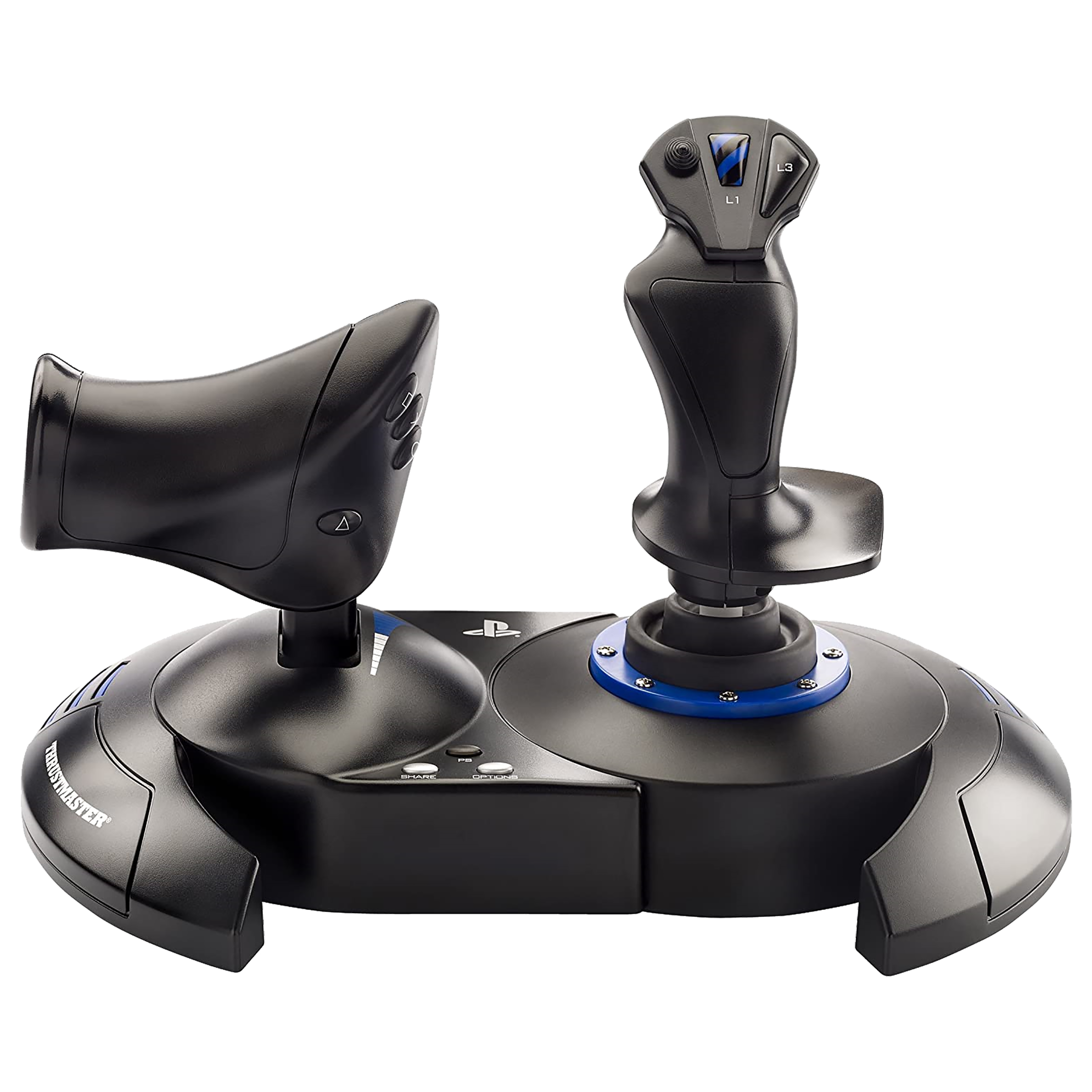 Thrustmaster T Flight Hotas 4 Joystick For PS4 / PC (Detachable Throttle, Black/Blue)_1