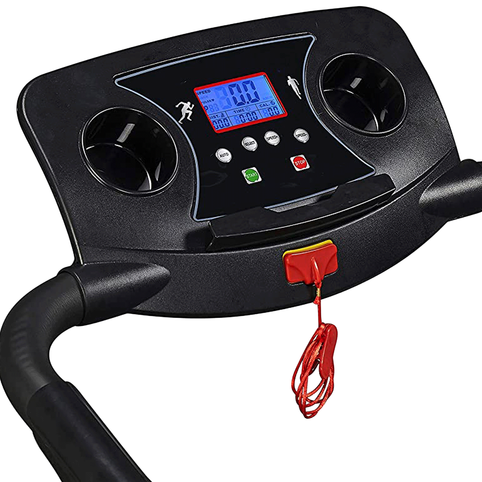 Lifelong Fit Pro 2 2HP Foldable Treadmill (Heart Rate Sensor, LLTM207, Black)_4
