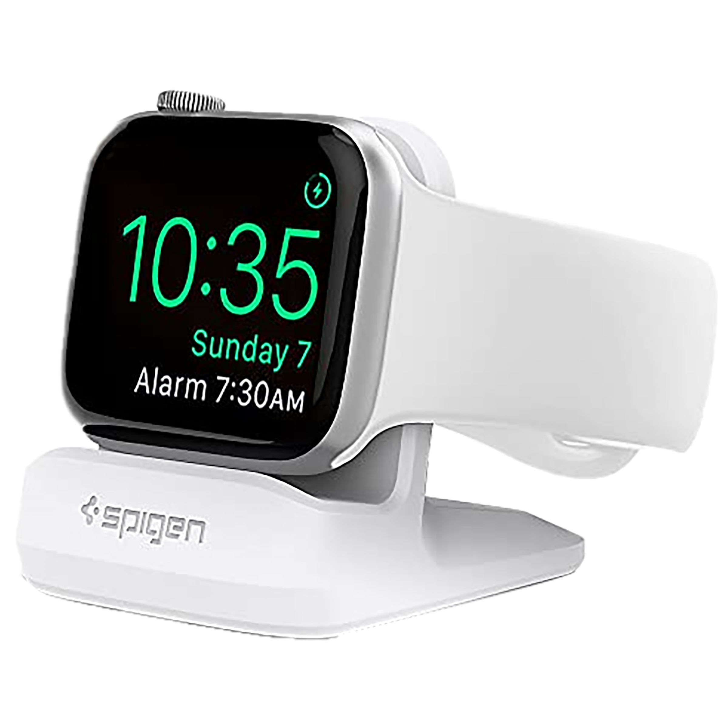 

Spigen Night Stand Dock For Apple Watch Series (000CD21181, White), No color