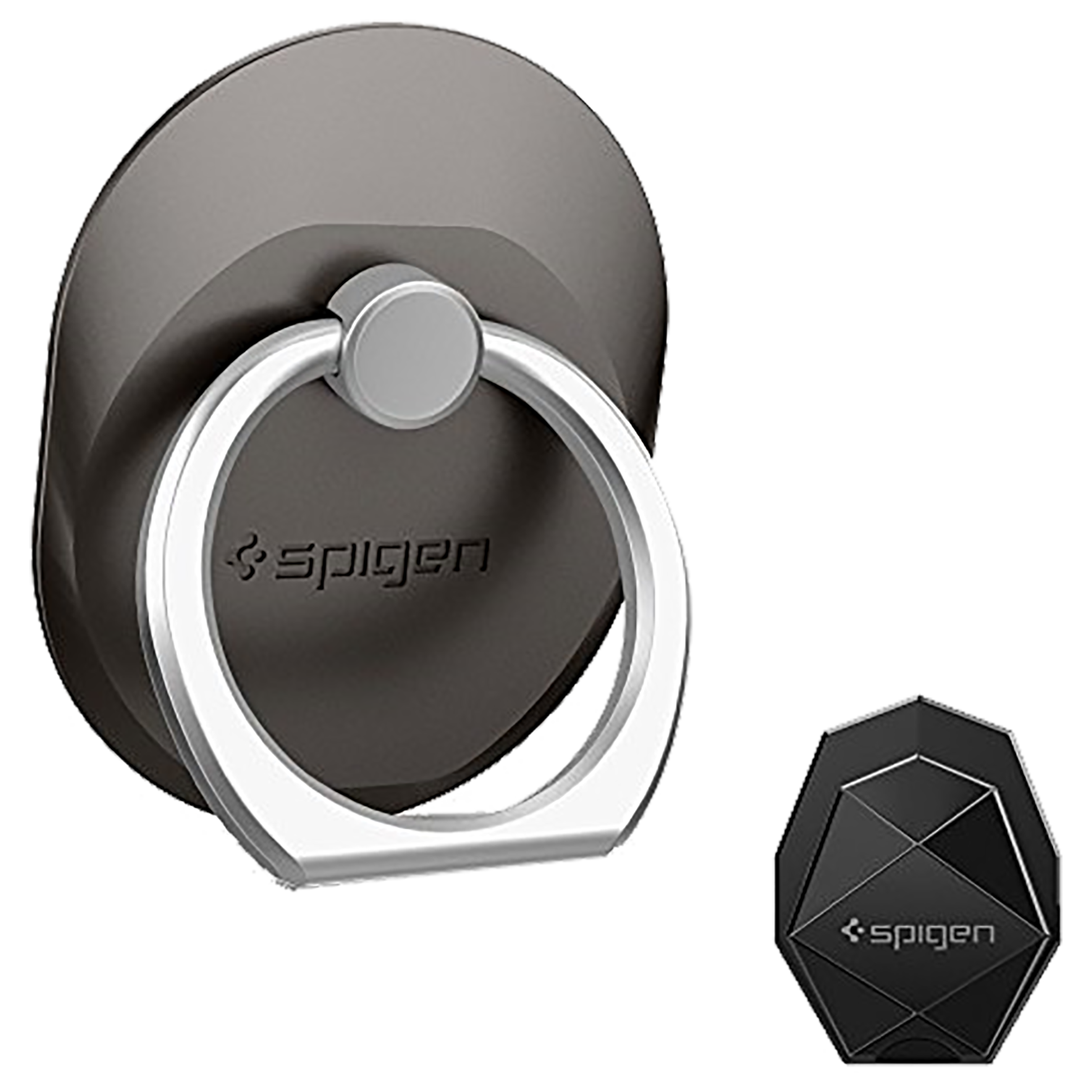 Spigen Style Ring For Universal Mobiles (Includes Hook Mount, 000EP20243, Space Grey)_1