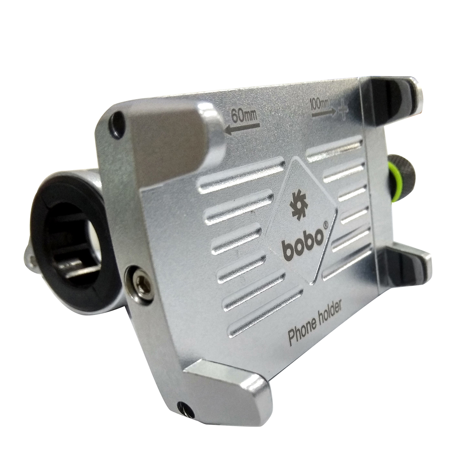 

Bobo BM3 Claw-Grip Aluminium Mounting Kit For Bike (Anti-Slip Silicon Pad, BB-BM-003-001004, Silver), No color