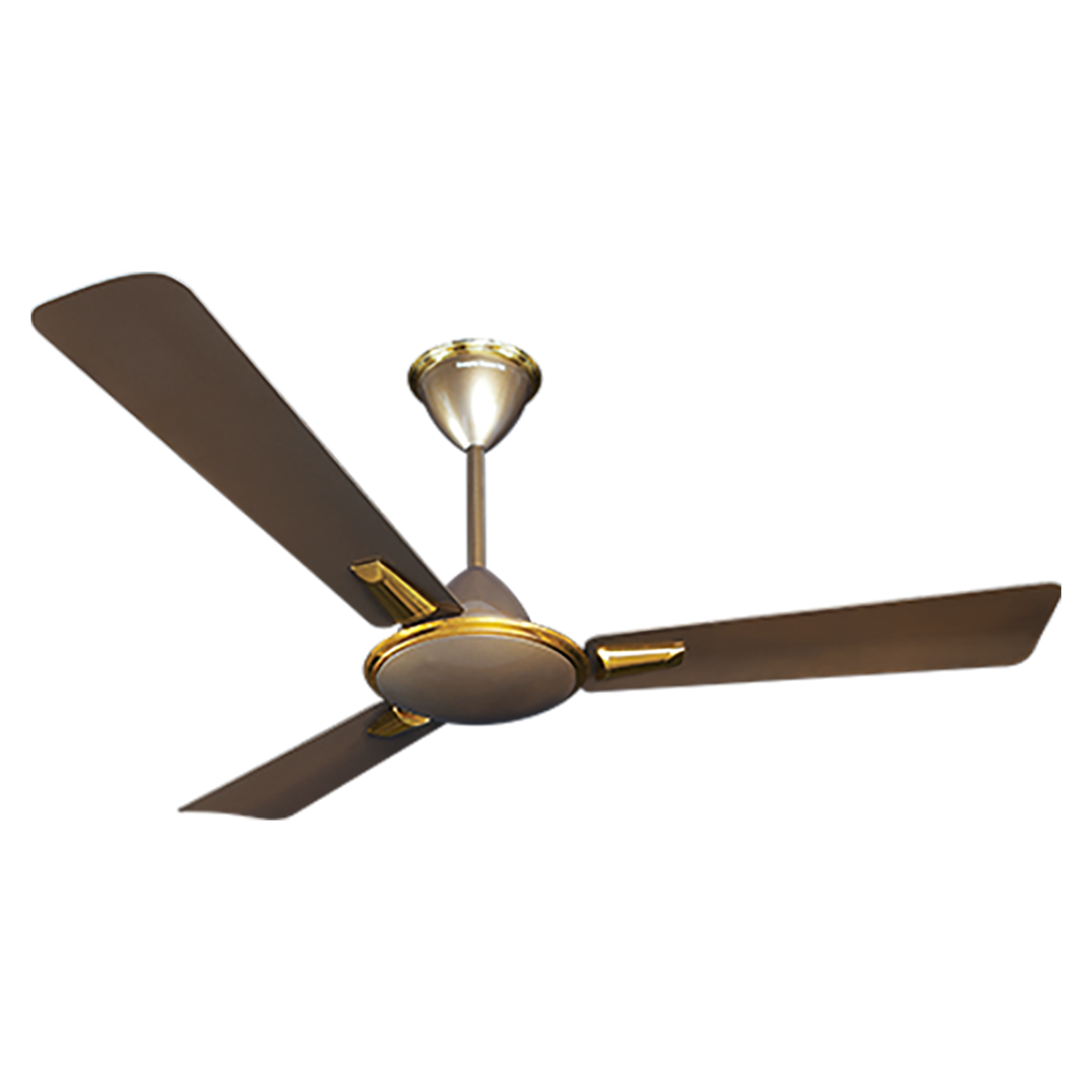 

Crompton Aura Prime 120cm 3 Blade Ceiling Fan (Anti-Dust Technology, AURPMAD48DBN, Brown), No color