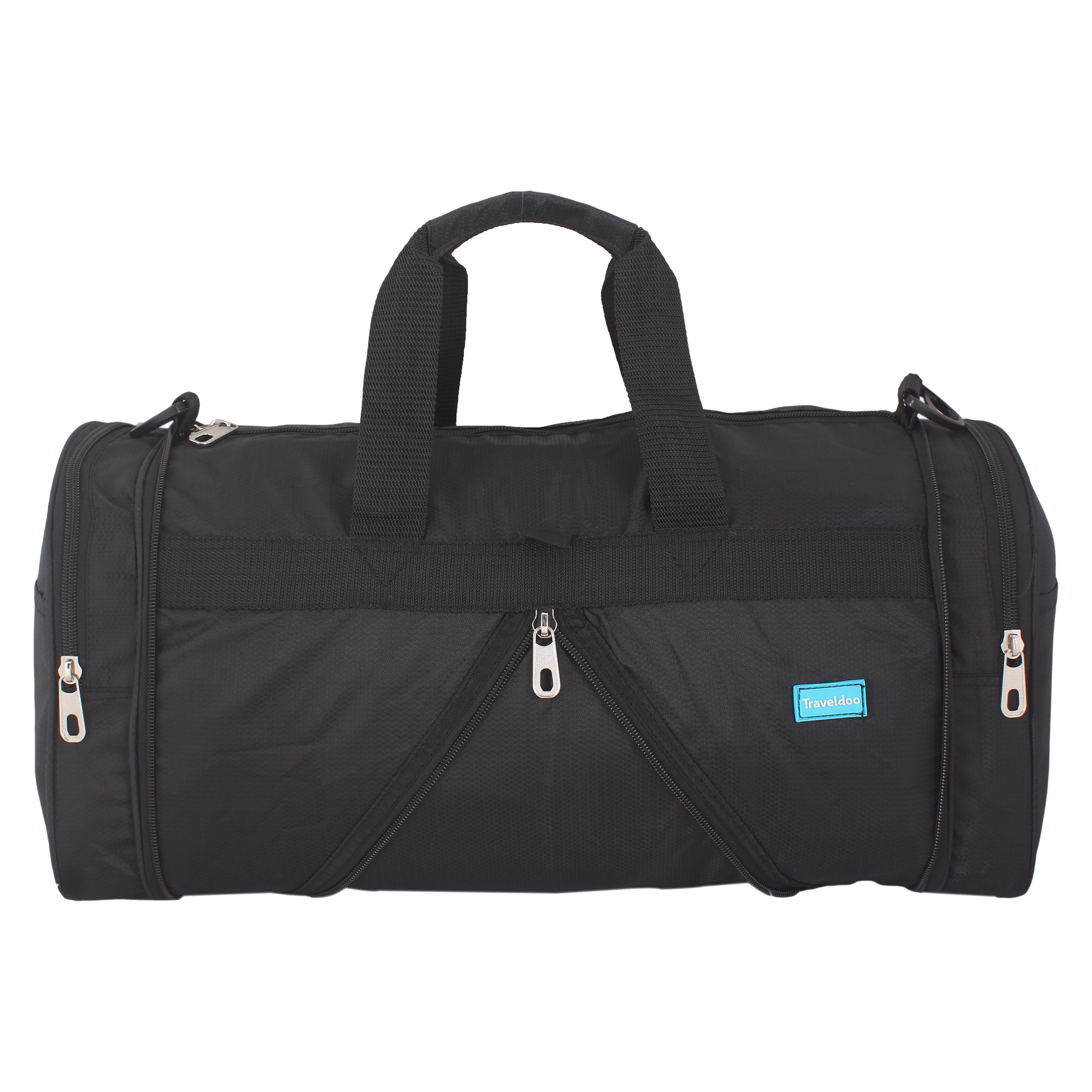 Traveldoo 22 inch Square Folding Duffle Bag (DBS02001, Black)