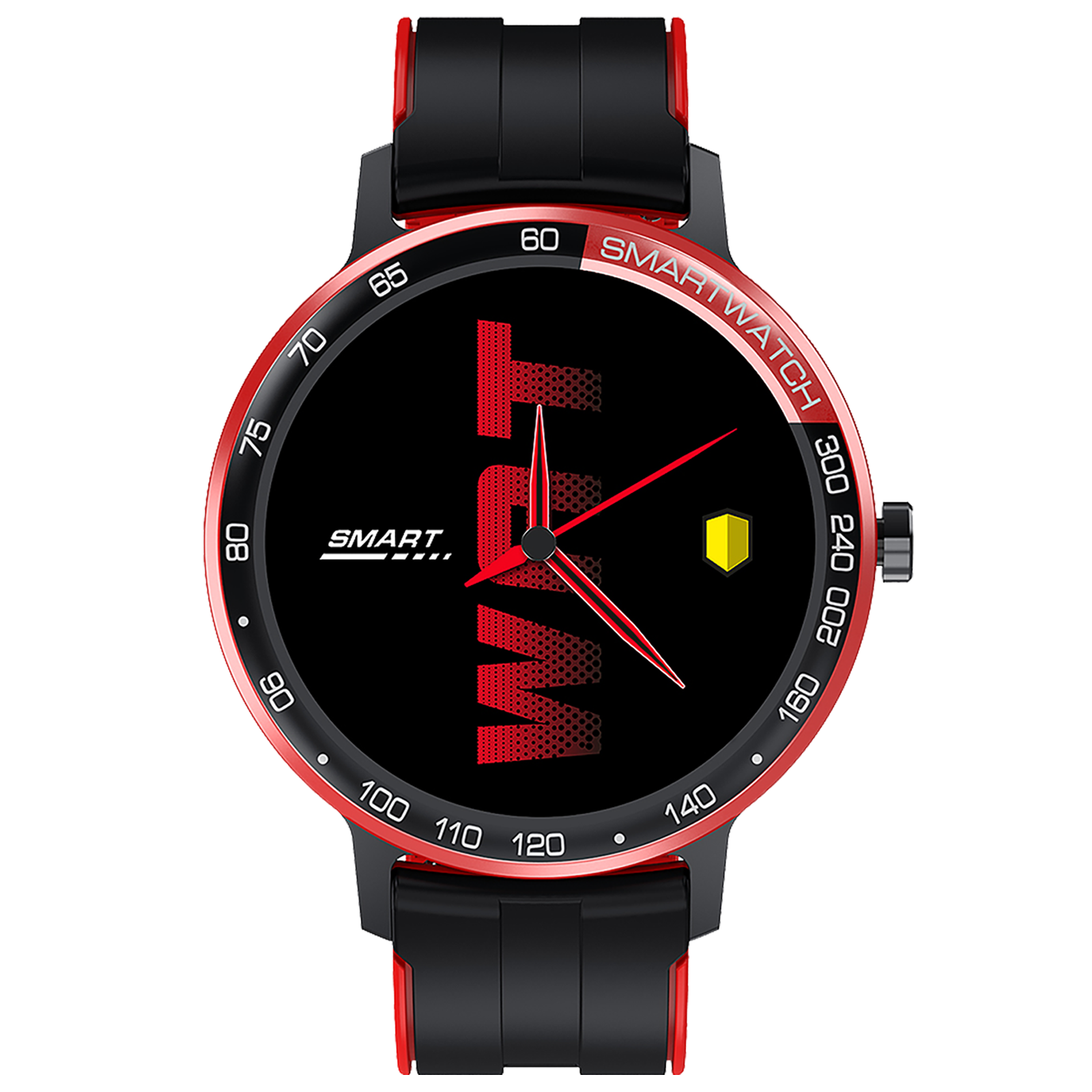 Inbase Urban Play Smart Watch (Bluetooth 5.0, 33.02 mm) (IPX68 Water Proof Resistance, IB-1076, Black, Zinc Alloy)_1