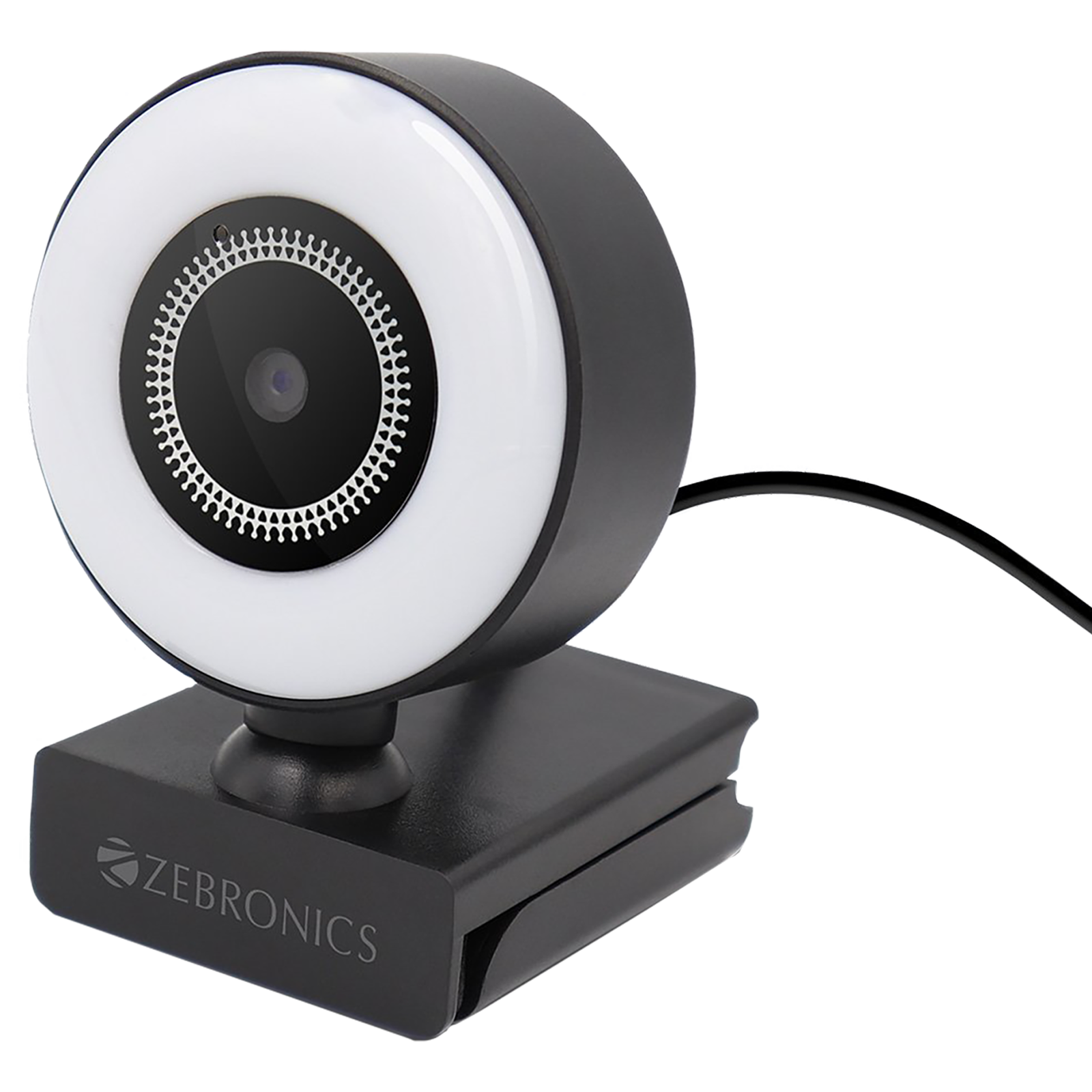 Zebronics USB Web Cam (16 LED Ring Light, ZEB-Ultimate Star, Black)_4