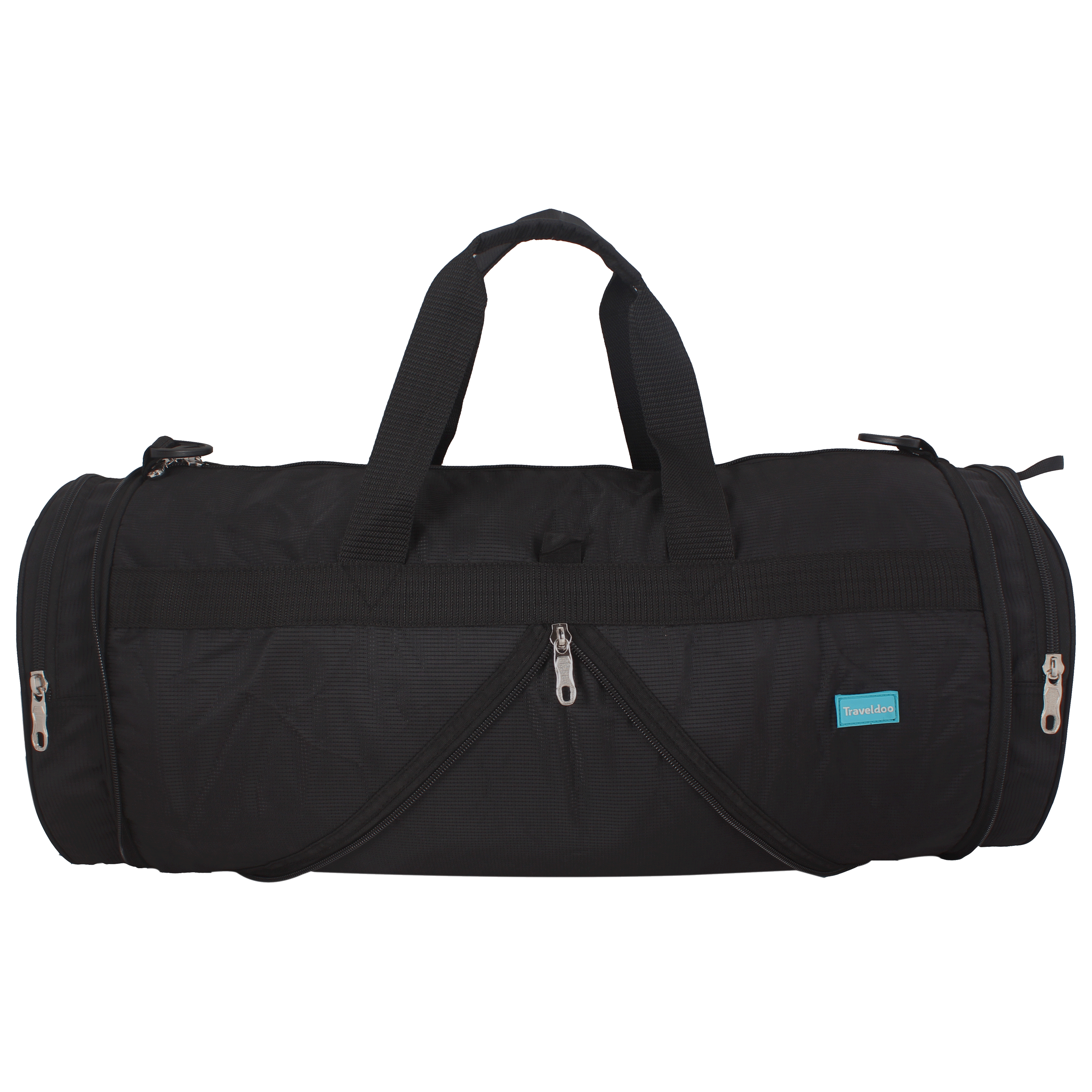 

Traveldoo 22 inch Round Folding Duffle Bag (DBR02001, Black), No color