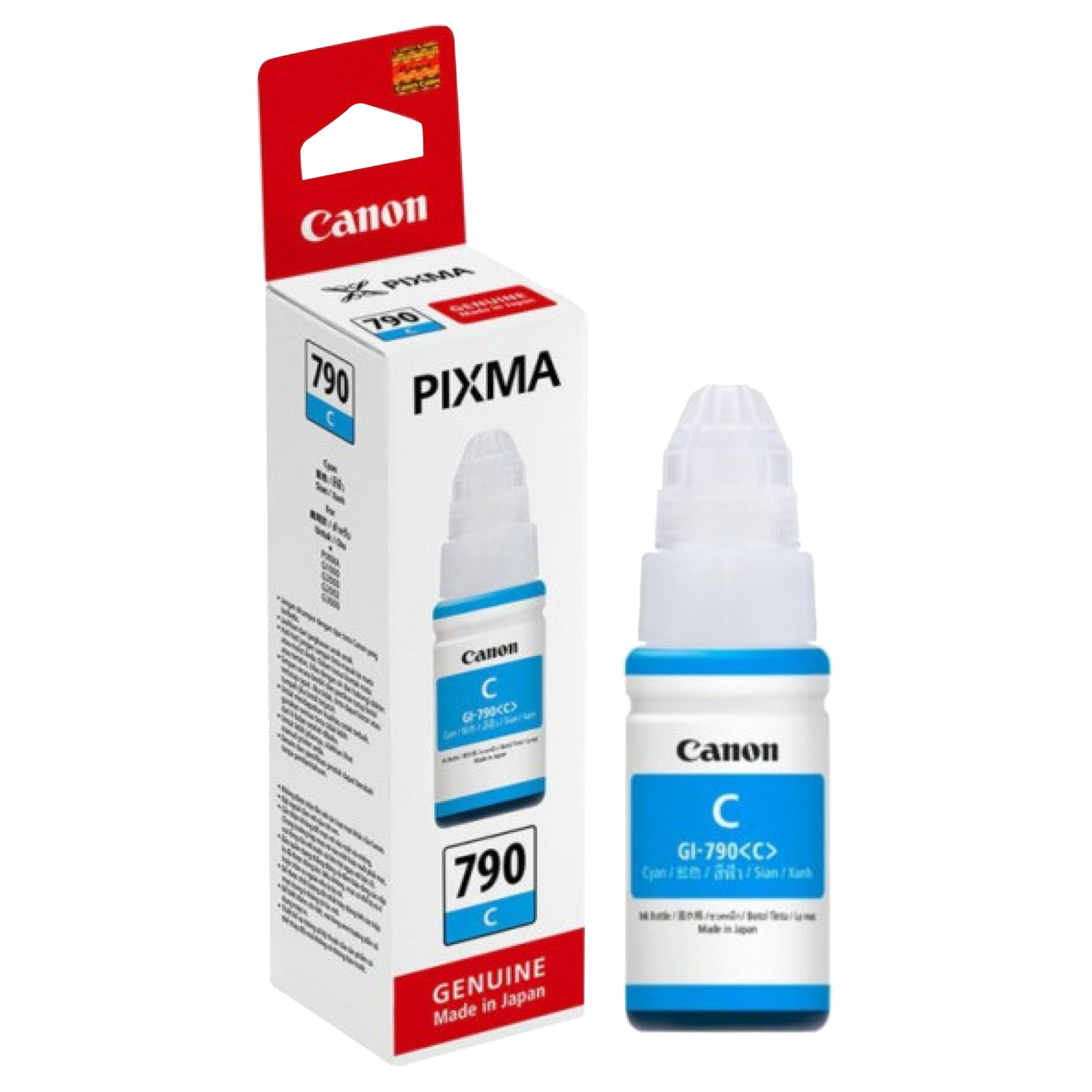 

Canon Pixma GI-790 Ink Cartridge (0672C003AF, Cyan), No color
