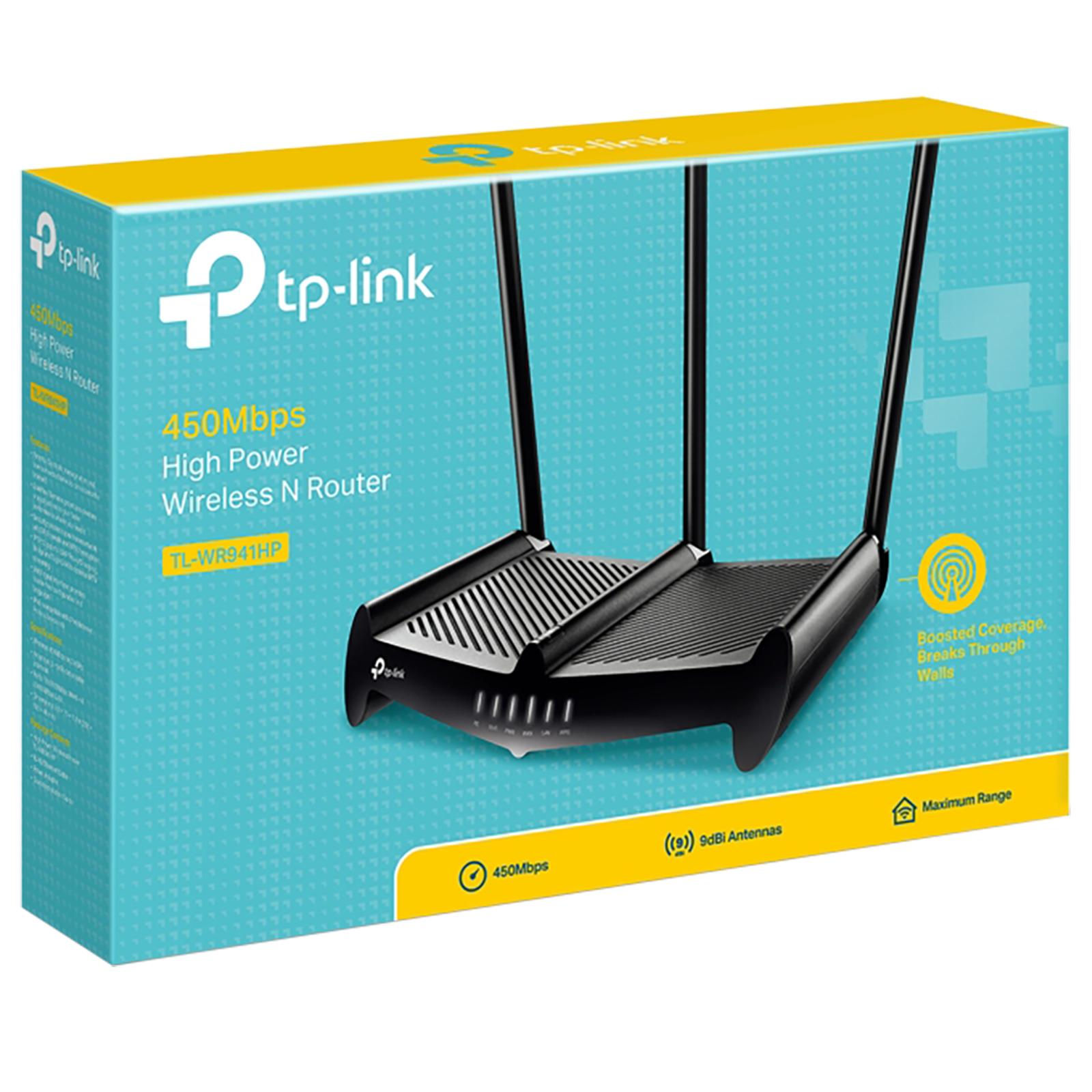 Buy Tp-Link TL-WR941HP N450 Single Band Wi-Fi Router (3 Antennas, 4 LAN ...