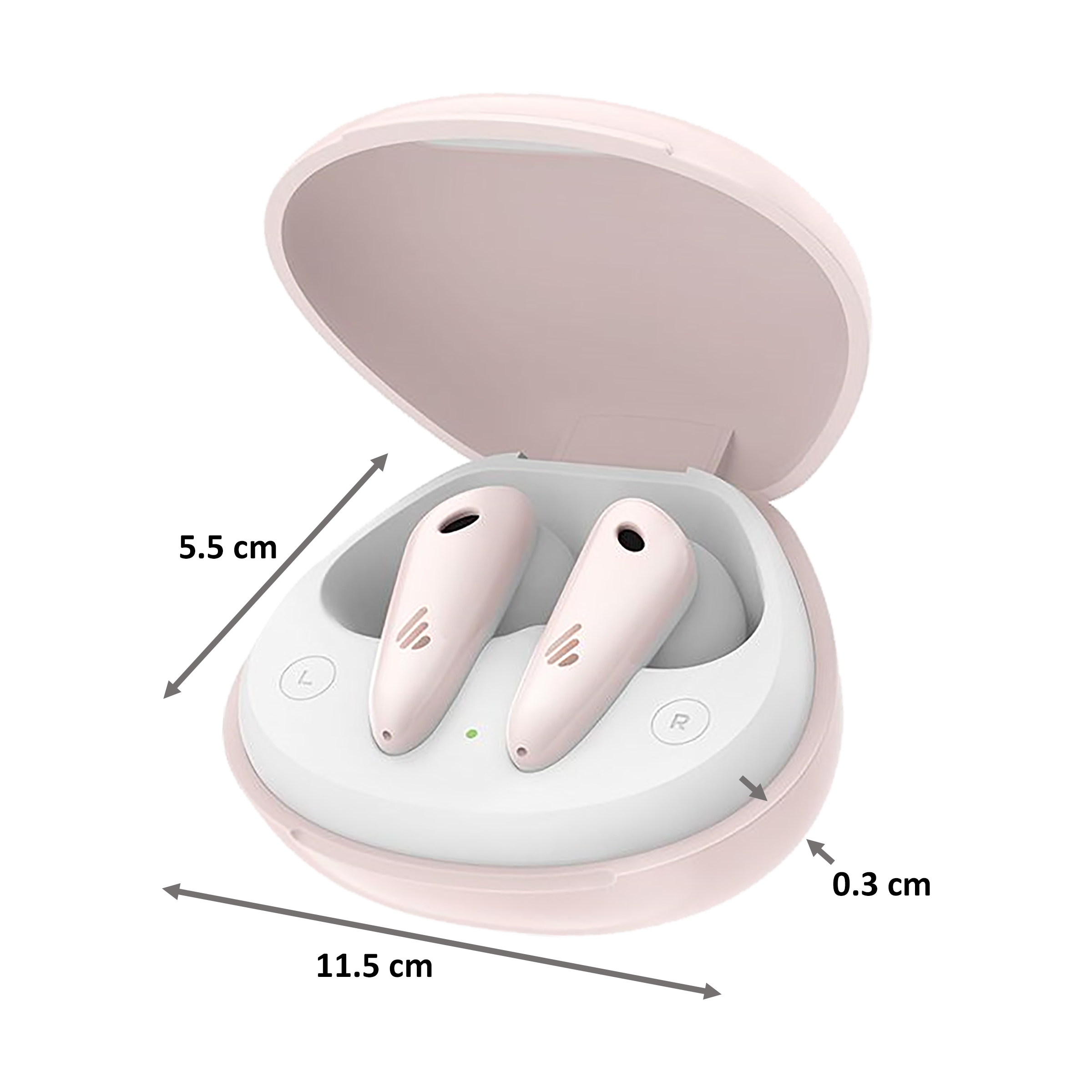 Edifier TWSNBQ In-Ear Active Noise Cancellation Truly Wireless Earbuds With Mic (Bluetooth 5.0, IP54 Dust and Water Proof, Pink)_3