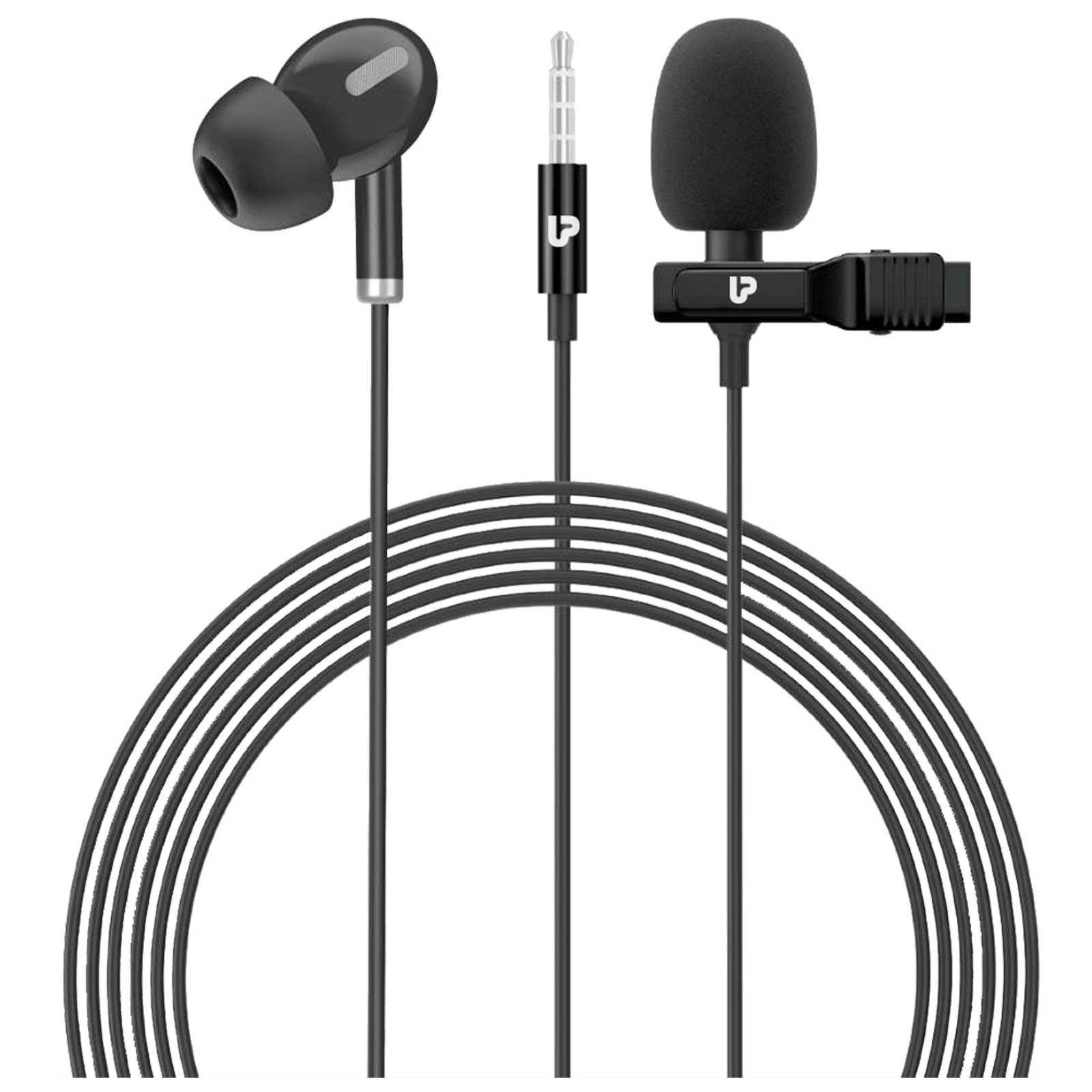 Ultraprolink ProLAV Hanging Wired Condenser Microphone (Omnidirectional Condenser Mic, UM1035BLK-0300, Black)_1