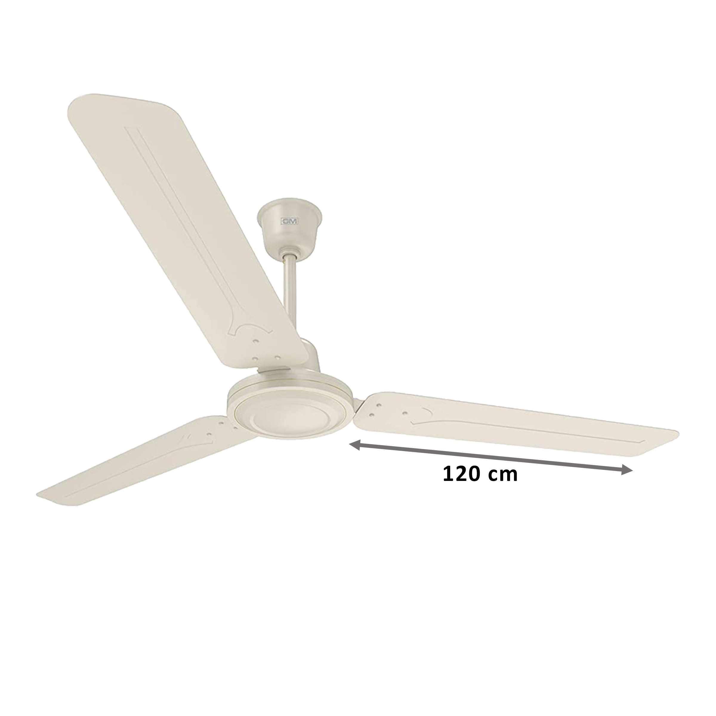 GM Breeze 120 cm Sweep 3 Blade Ceiling Fan (Energy Efficient, CFB480008IVGL, Ivory)_2
