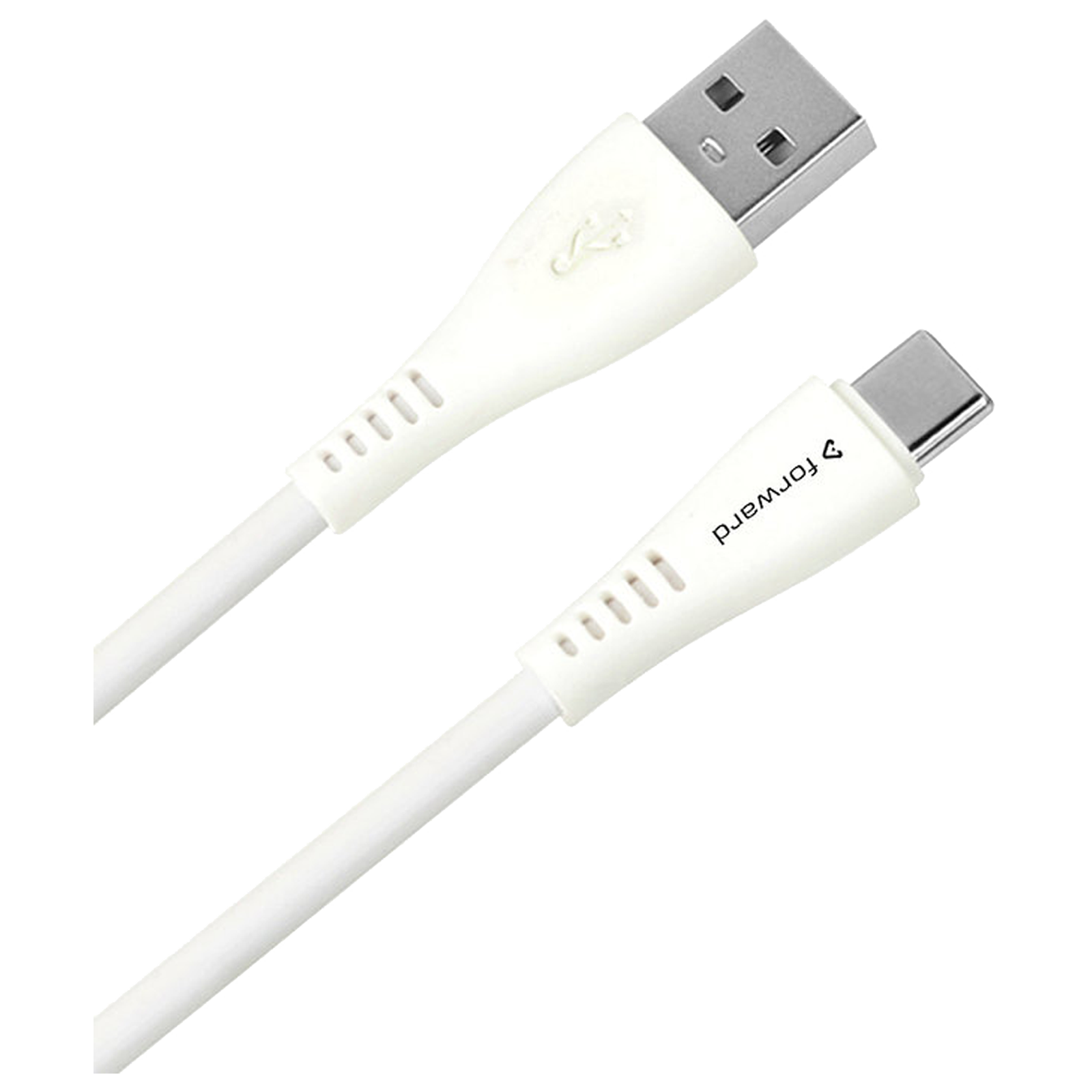 Forward PVC 1 Meter USB 2.0 (Type-A) to USB 3.0 (Type-C) Power/Charging, Data Transfer USB Cable (Fast Charging, FCT09, White)_3