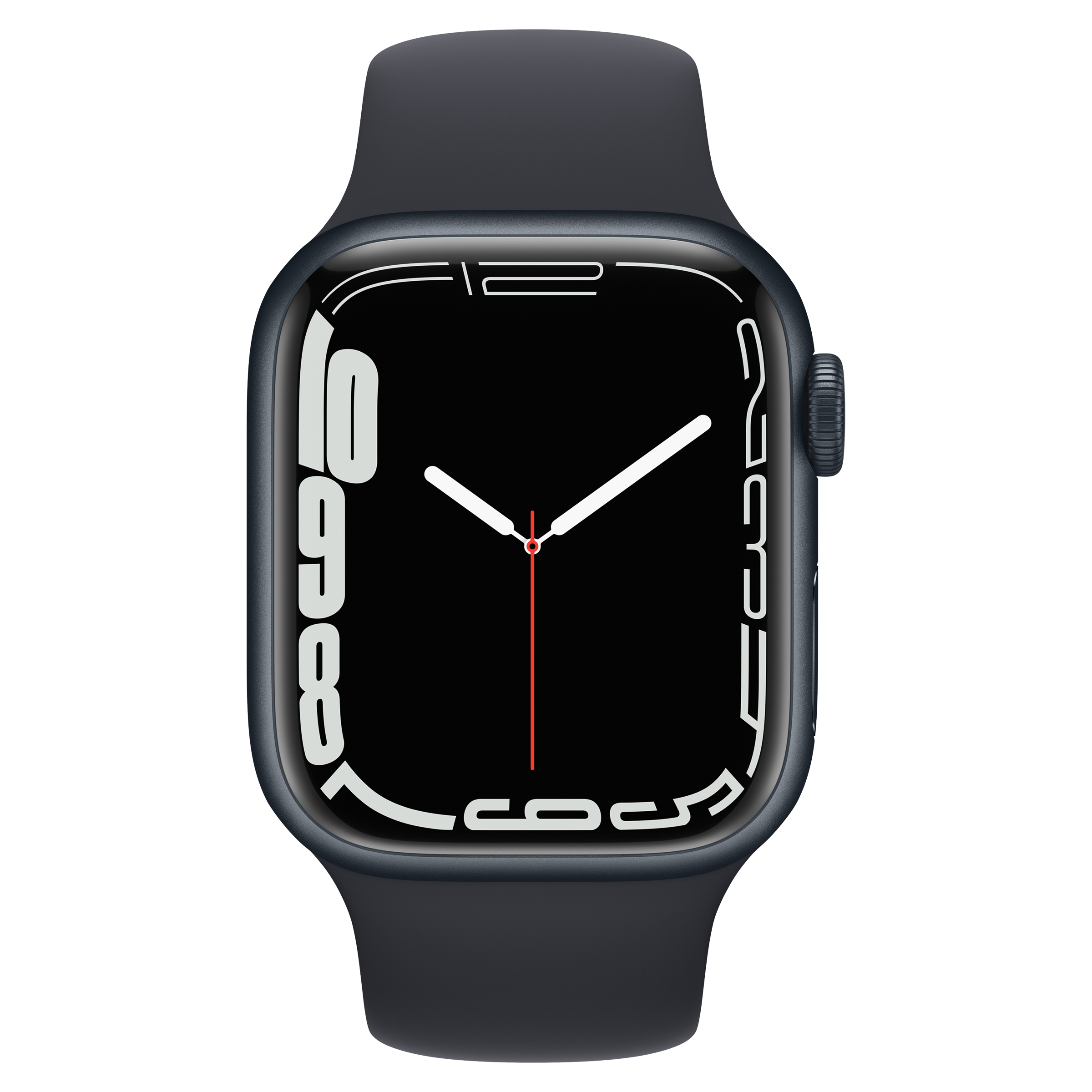 Apple Watch Series 7 Smart Watch (GPS+Cellular, 41mm) (Mindfulness App, MKHQ3HN/A, Midnight, Sport Band)_1