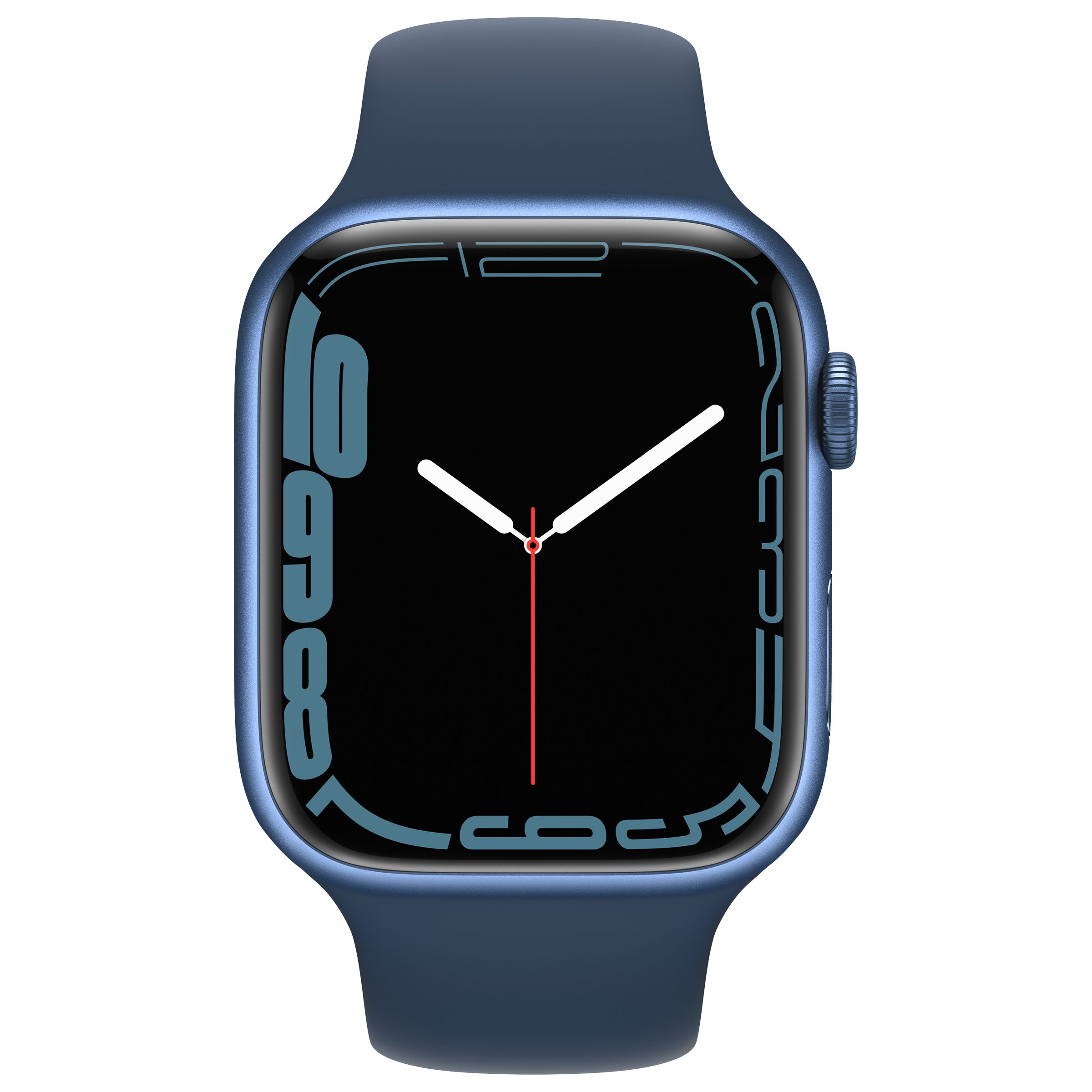 Apple Watch Series 7 Smart Watch (GPS+Cellular, 45mm) (Blood Oxygen Sensor, MKJT3HN/A, Abyss Blue, Sport Band)_1