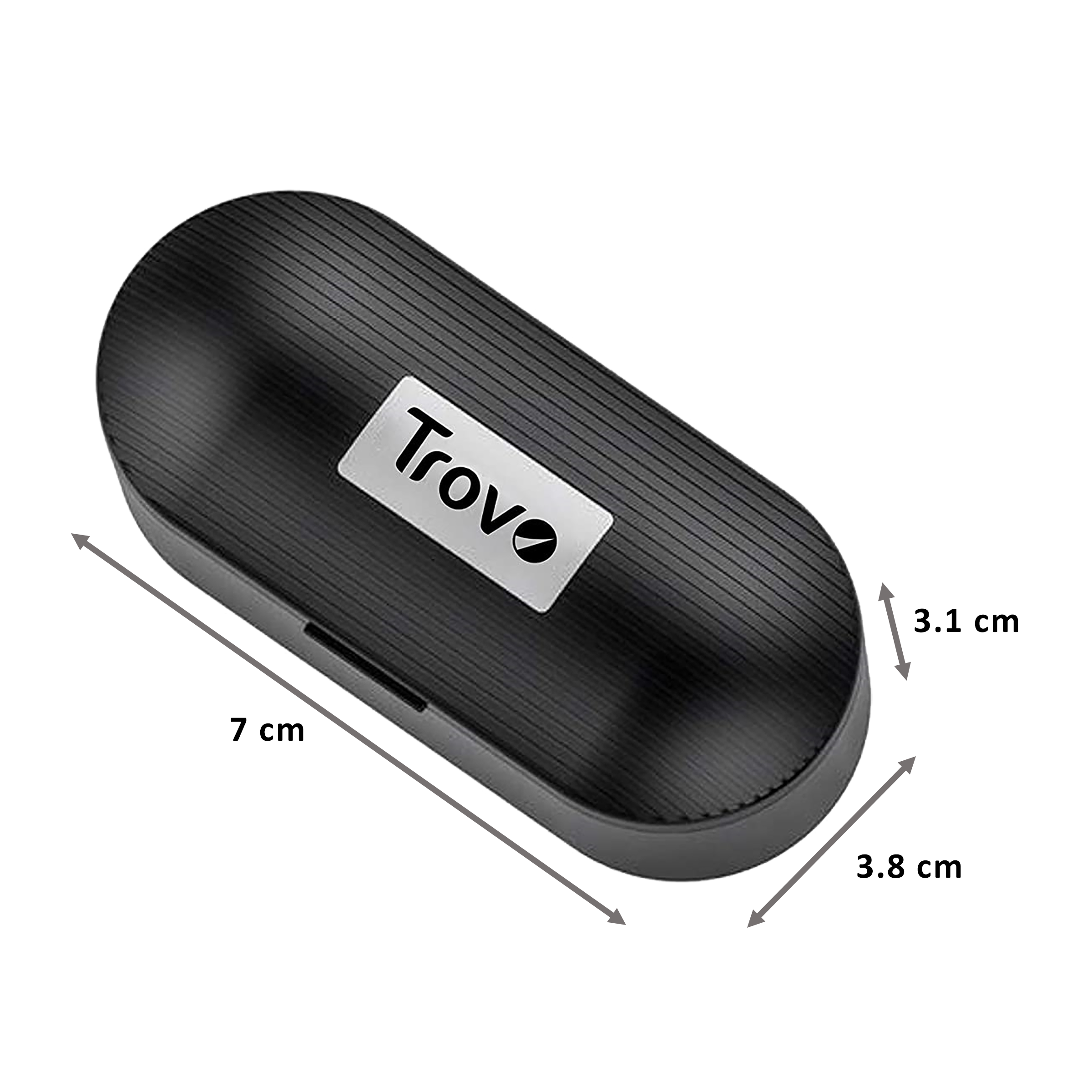 Trovo HD Rendering Technology In-Ear Noise Isolation Truly Wireless Earbuds with Mic (Bluetooth 5.0, Black)_2