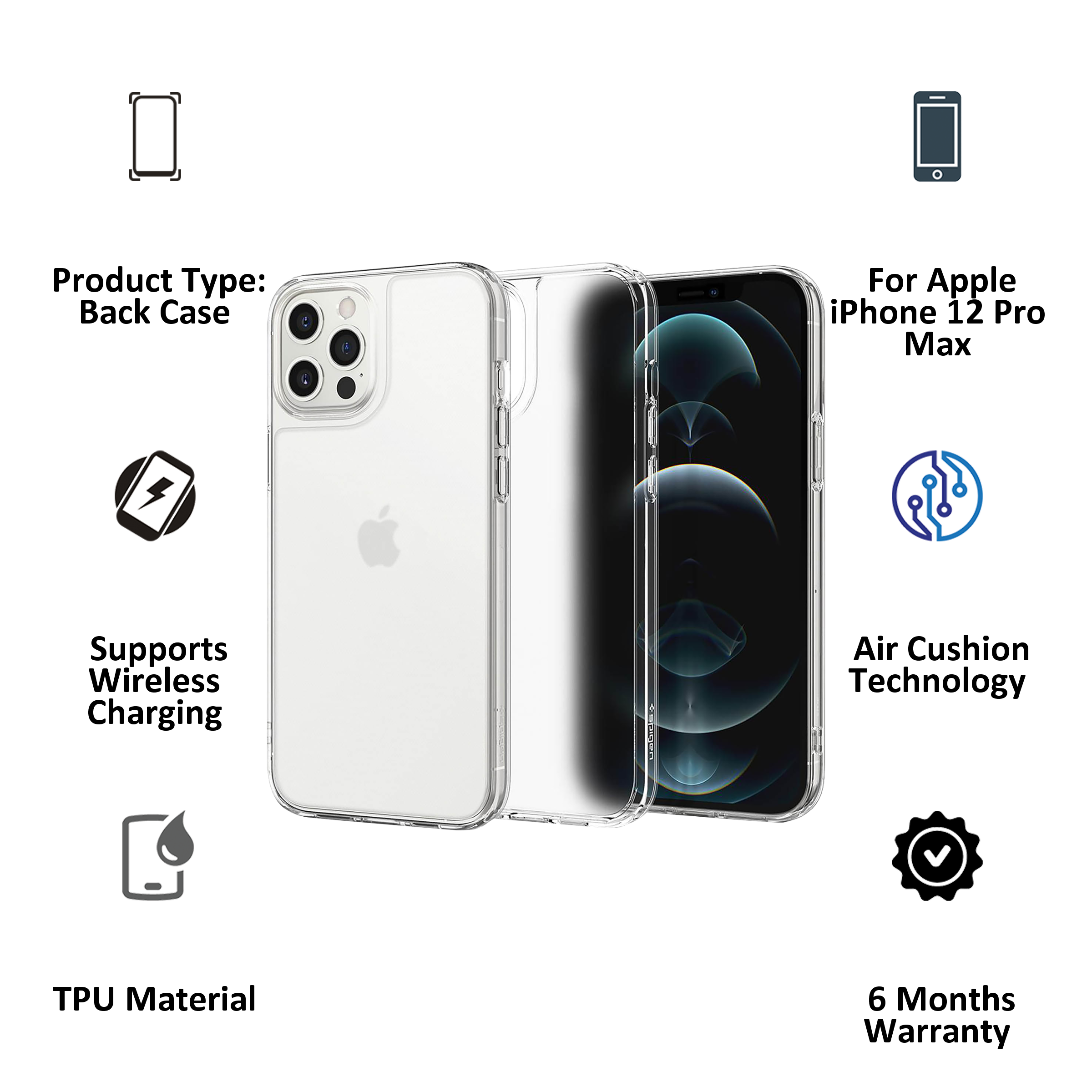 Buy Brown Block Premium Glass Case for Apple iPhone 12 Pro Max (Shock  Proof, Scratch Resistant) Online in India at Bewakoof