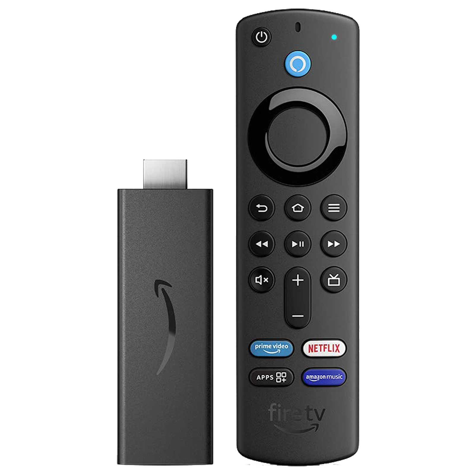  - Amazon Fire TV Stick 3rd Gen with Alexa Voice Remote (HD Streaming, B08R6QR863, Black)