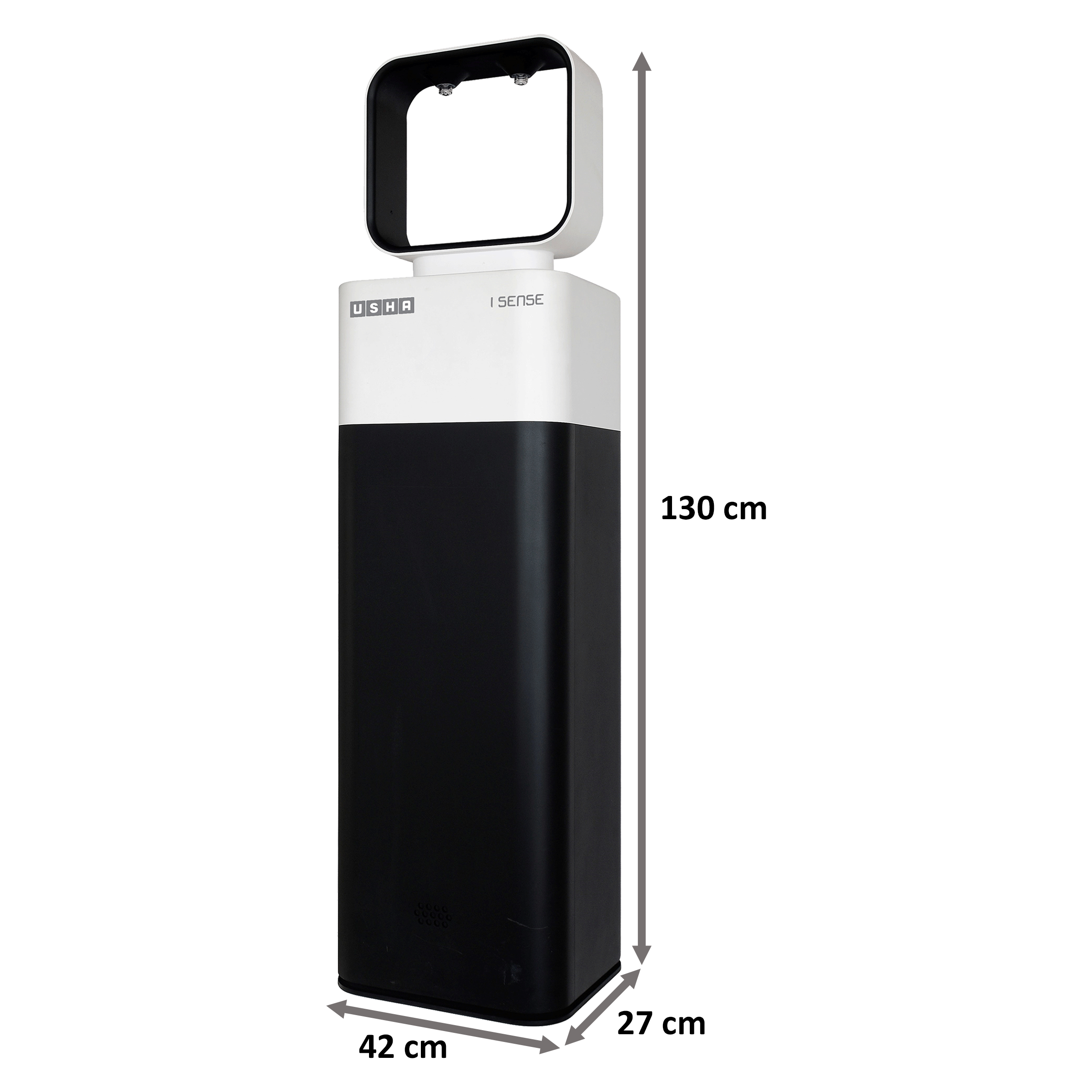 Usha I-Sense 3 Litres 2 Taps Front Load Digital Water Dispenser (63HXCBL21N9S, White)_2