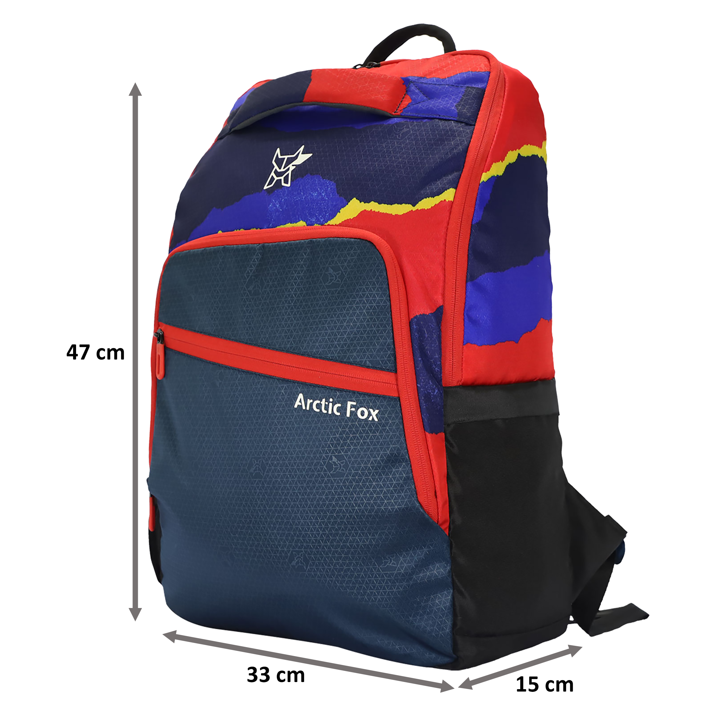Arctic Fox Color Paper 23.5 Litres PU Coated Polyester Backpack (Smart Organizer, FUNBPKDDVON089024, Deep Dive)_2