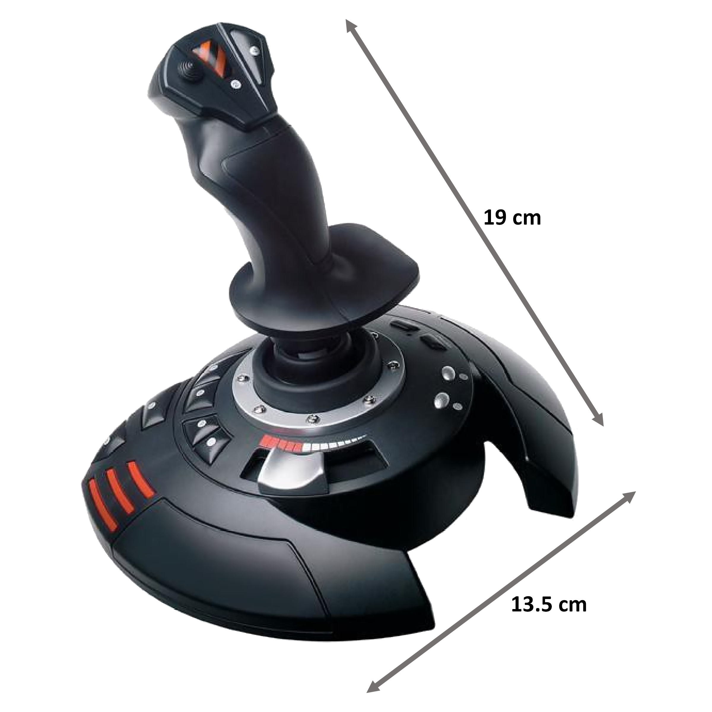 Thrustmaster T Flight Hotas X PC/PS3 Joystick For PS3 / PC (Dual-System Aerodynamic Control, Black)_2