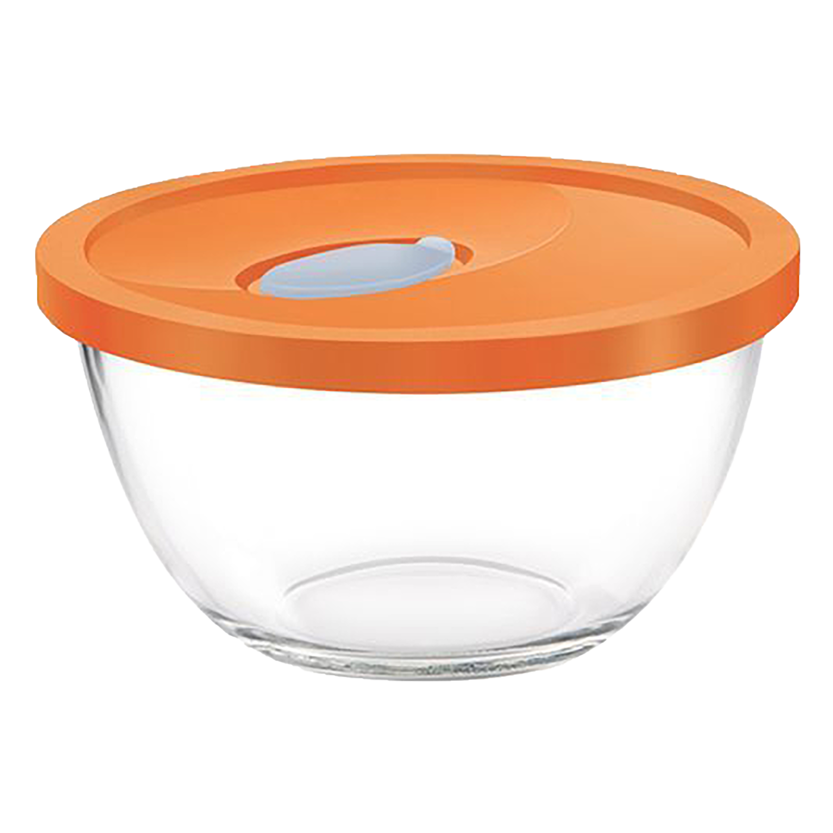 Treo - Treo 1000 ml Glass Serving/Mixing Bowl with Lid (Scratch Resistant, DGWFFGB052ASSR0012, Transparent)