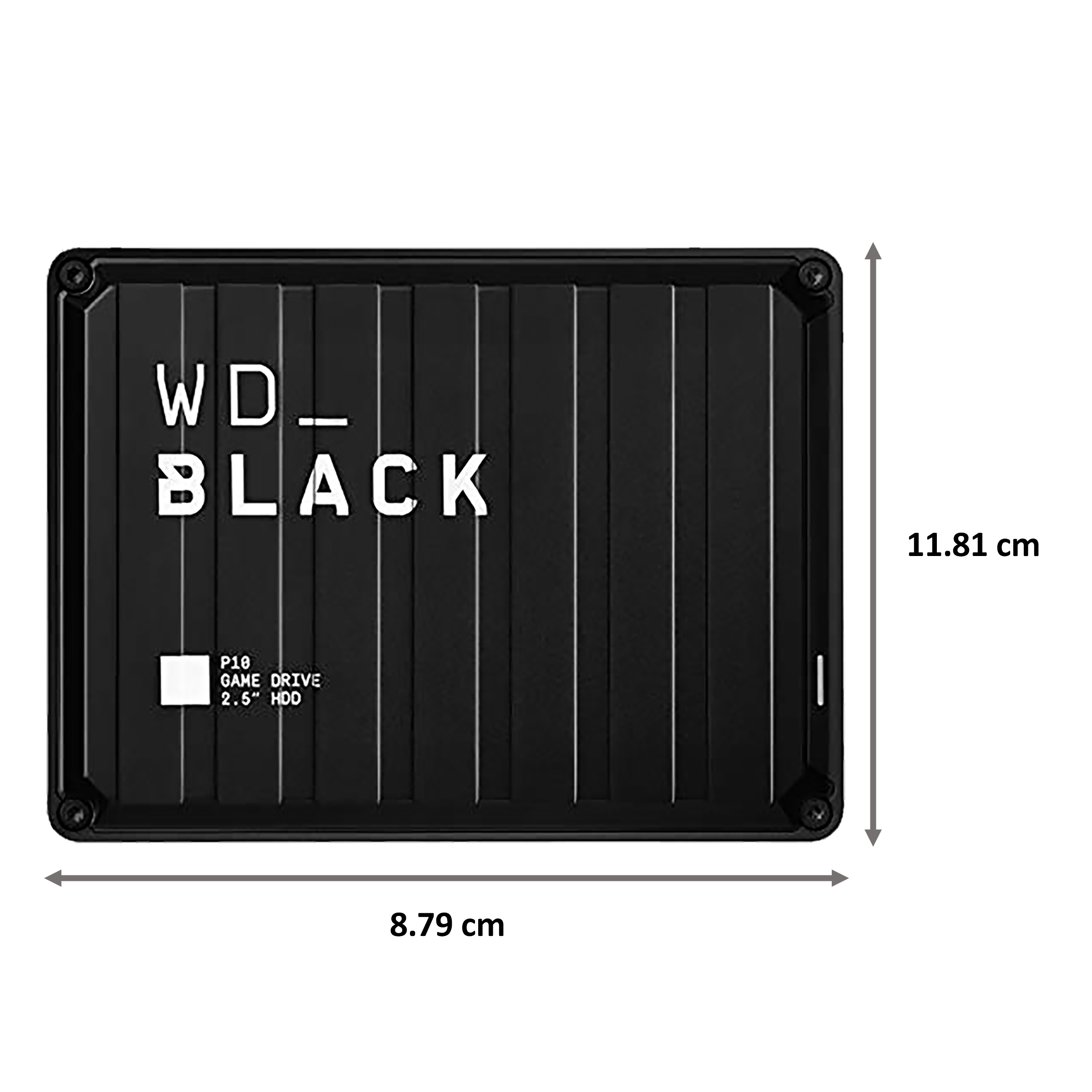 Western Digital WD_BLACK P10 2 TB USB 3.2 Game Drive (Purpose-Built For Gamers, WDBA2W0020BBK-WESN, Black)_2