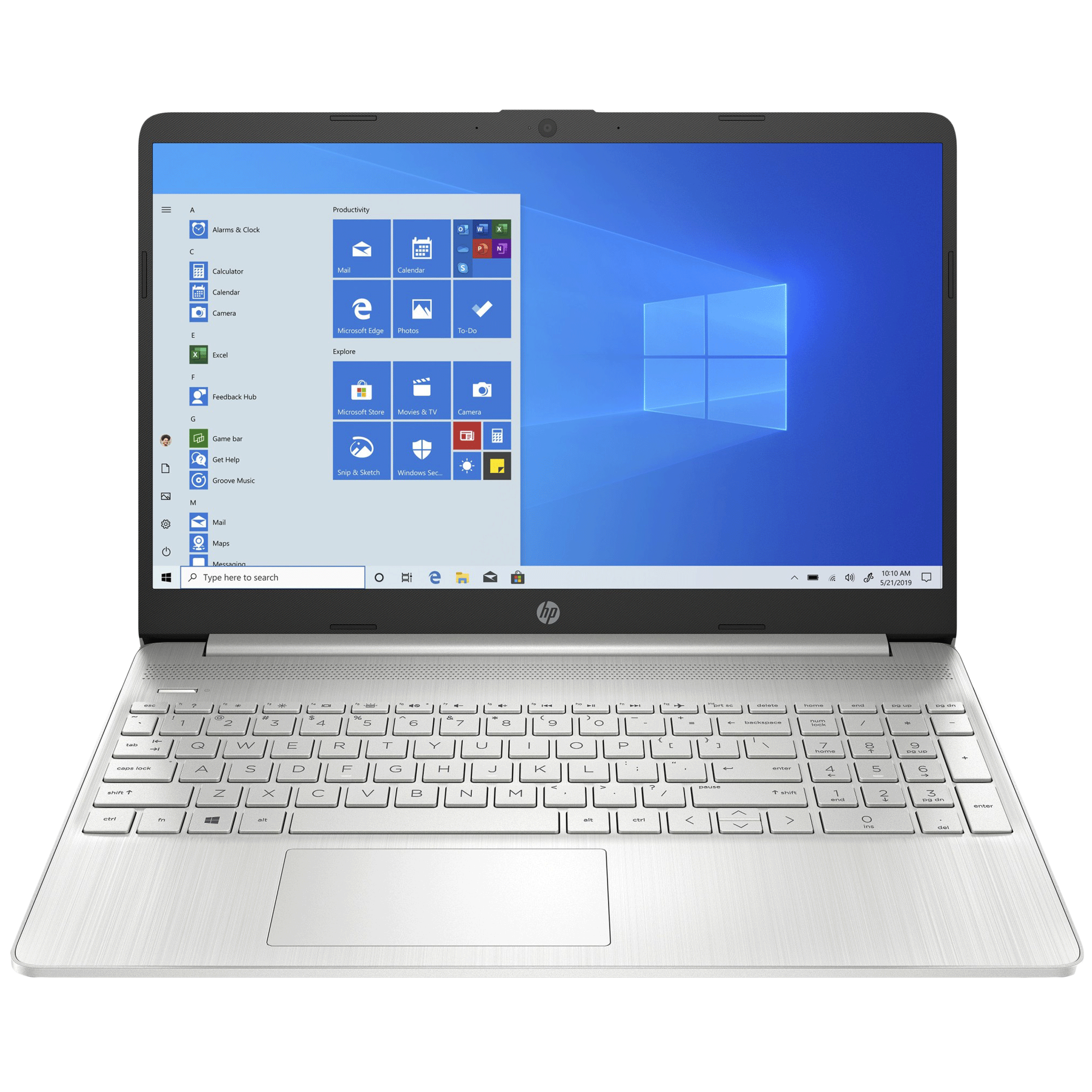 HP 15s-eq2040AU Ryzen 5 Windows 10 Home Laptop (8 GB RAM, 512GB SSD, AMD Radeon Graphics, MS Office 2019, 39.62cm, 3V6P9PA, Silver)_1